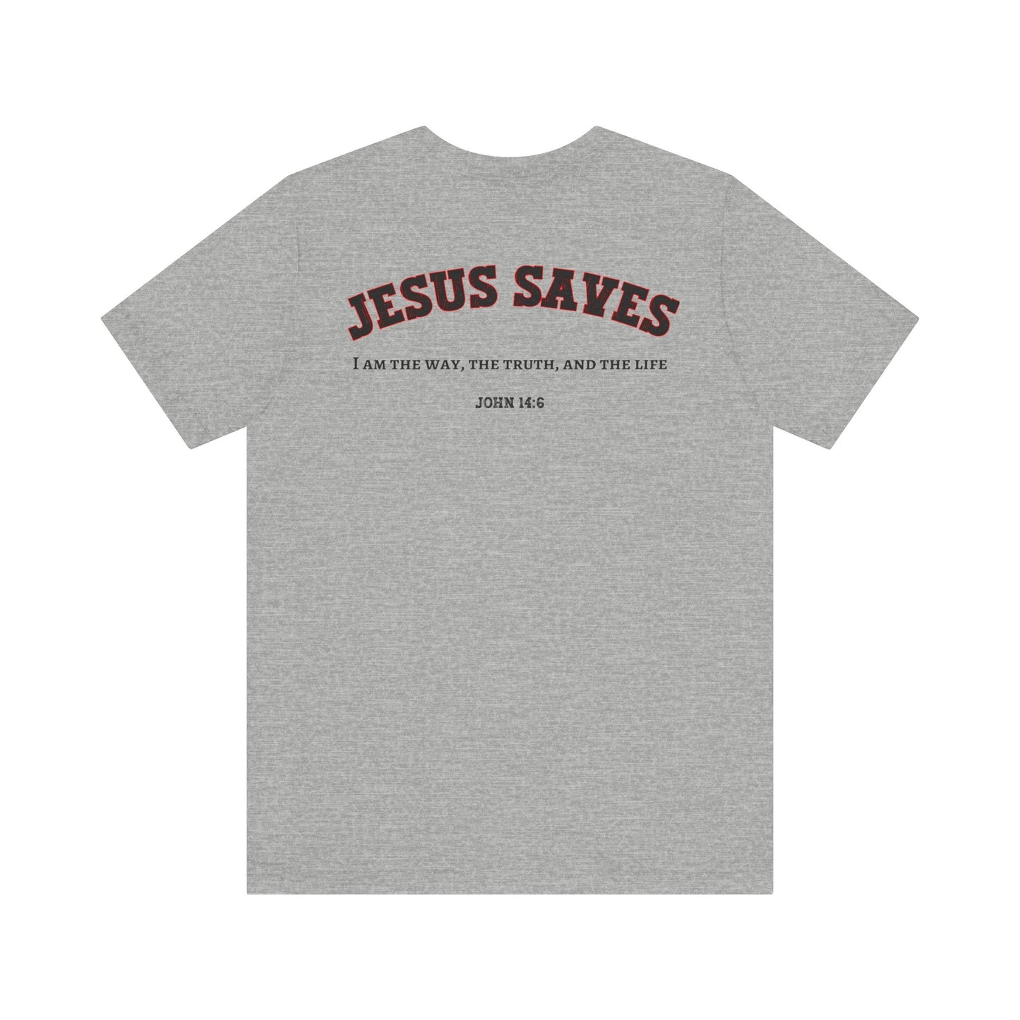 Jesus Saves Unisex Tee | Faith-Based Apparel, Christian T-Shirt, Inspirational Top, Casual Wear, Gift for Believers