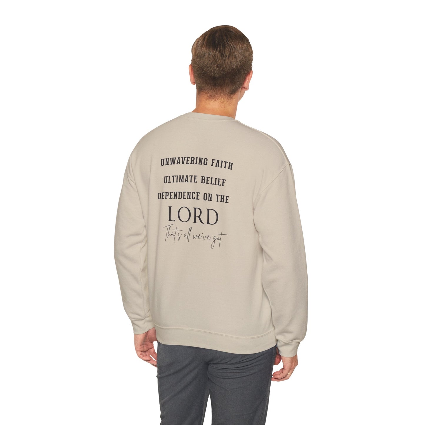 Faith In The Lord Unisex Heavy Blend™ Crewneck Sweatshirt