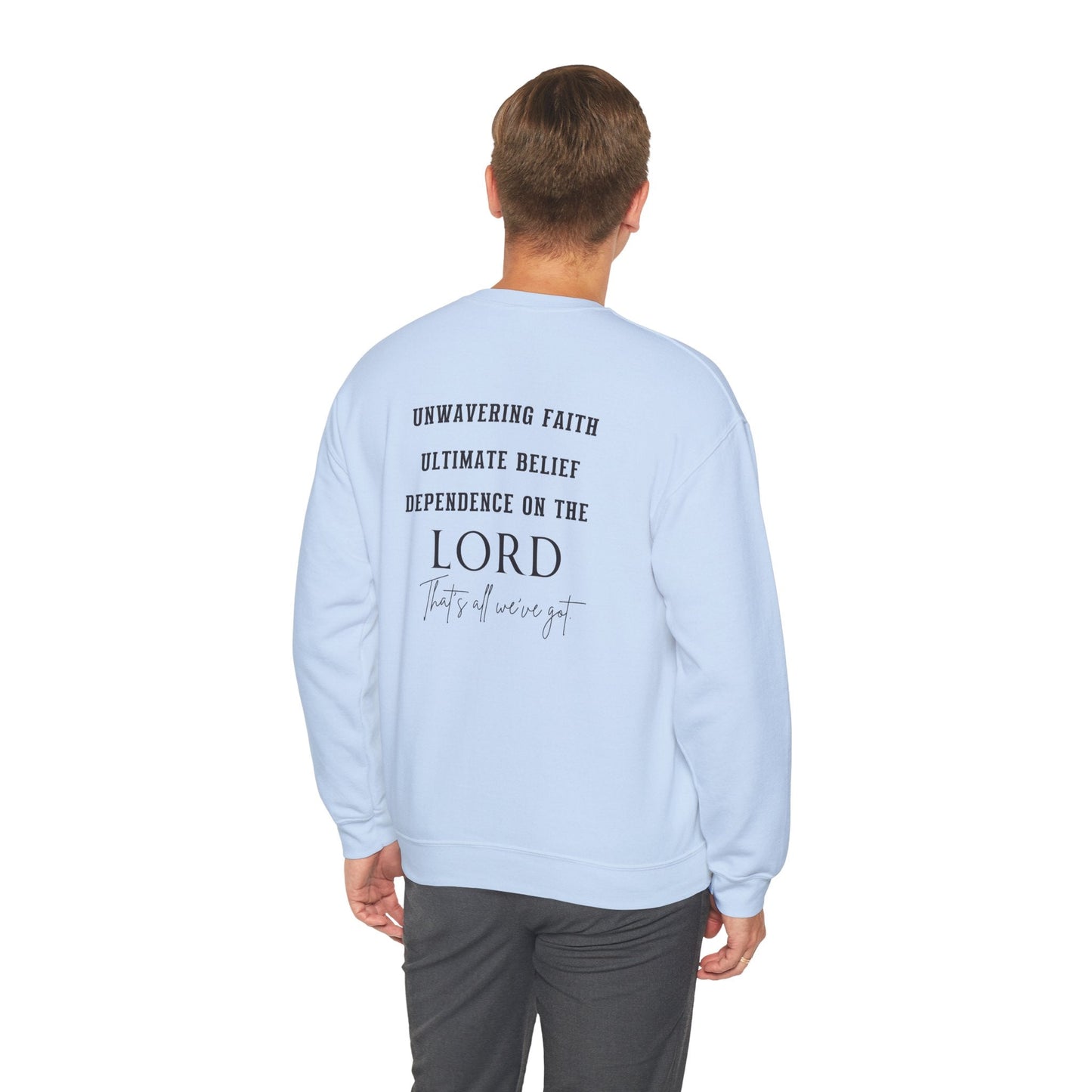 Faith In The Lord Unisex Heavy Blend™ Crewneck Sweatshirt