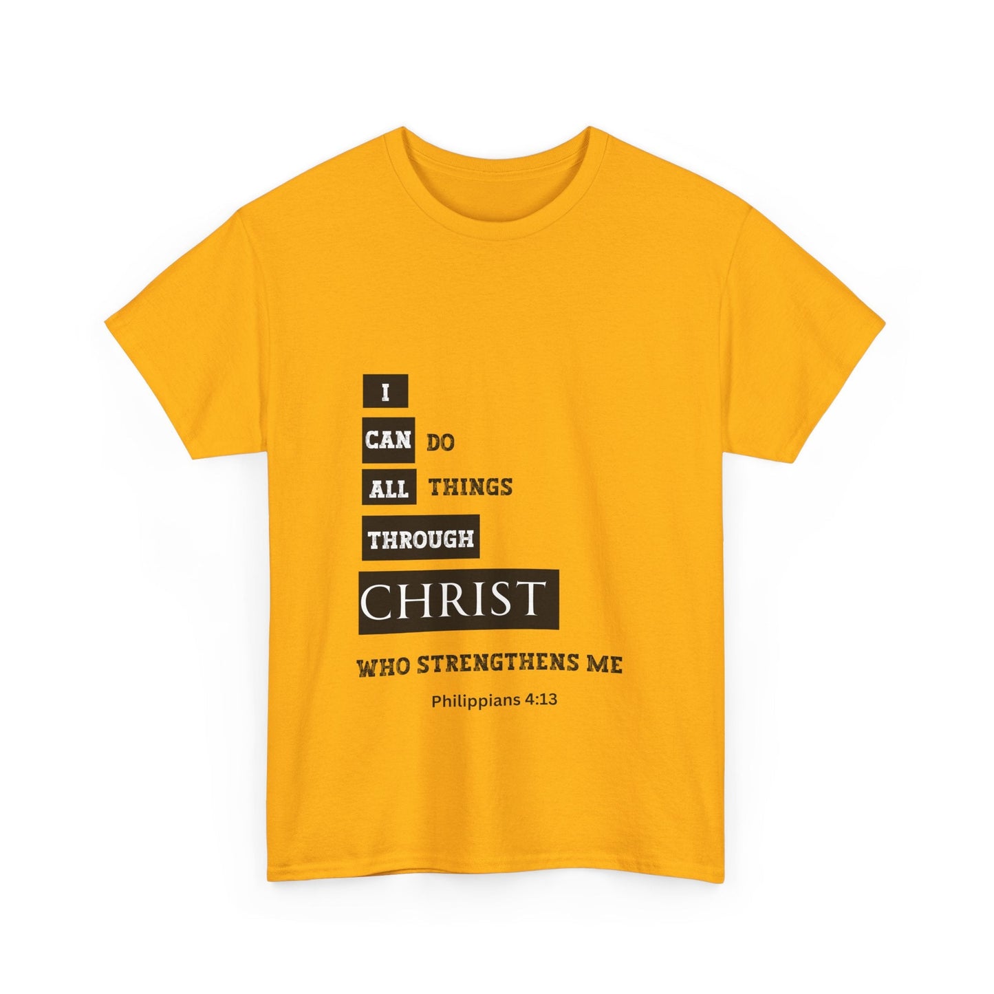 I Can Do All Things Through Christ Unisex Heavy Cotton Tee