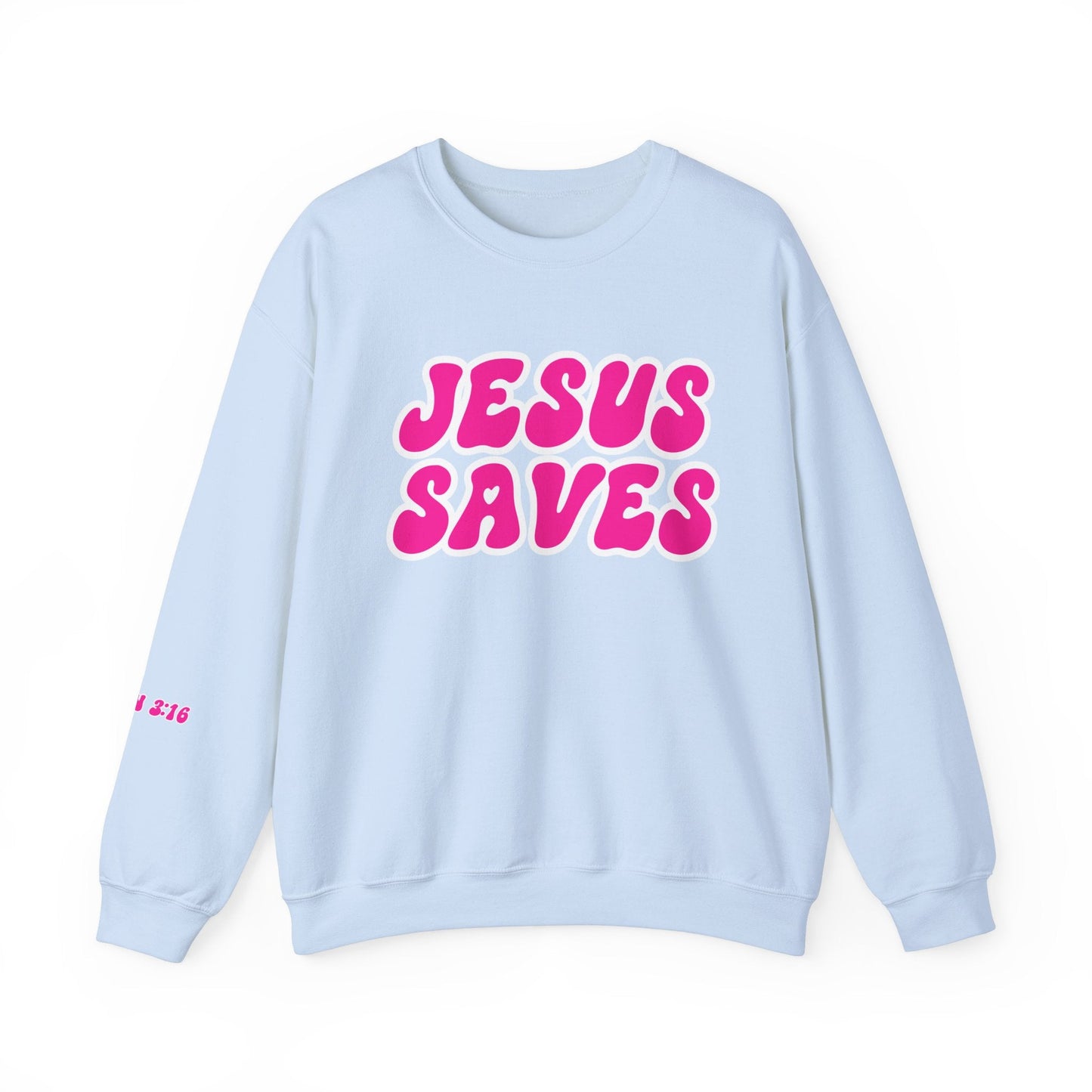 Jesus Saves Unisex Heavy Blend™ Crewneck Sweatshirt