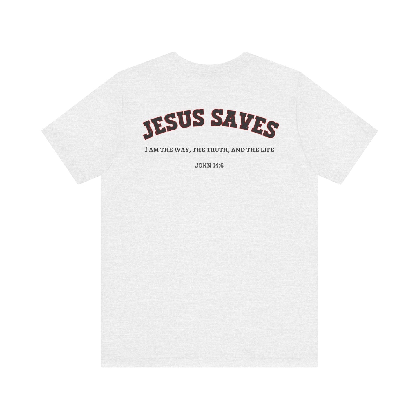 Jesus Saves Unisex Tee | Faith-Based Apparel, Christian T-Shirt, Inspirational Top, Casual Wear, Gift for Believers