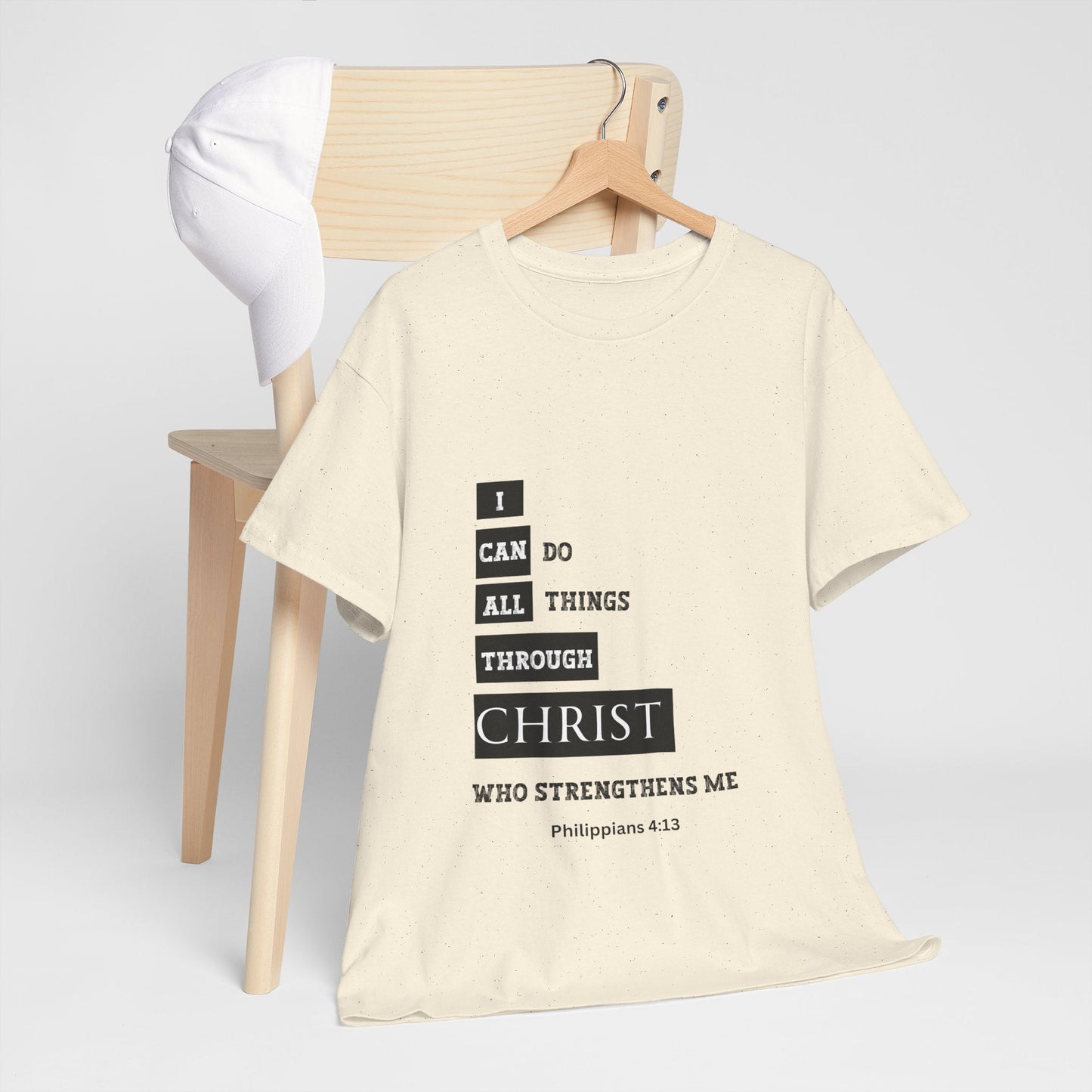I Can Do All Things Through Christ Unisex Heavy Cotton Tee