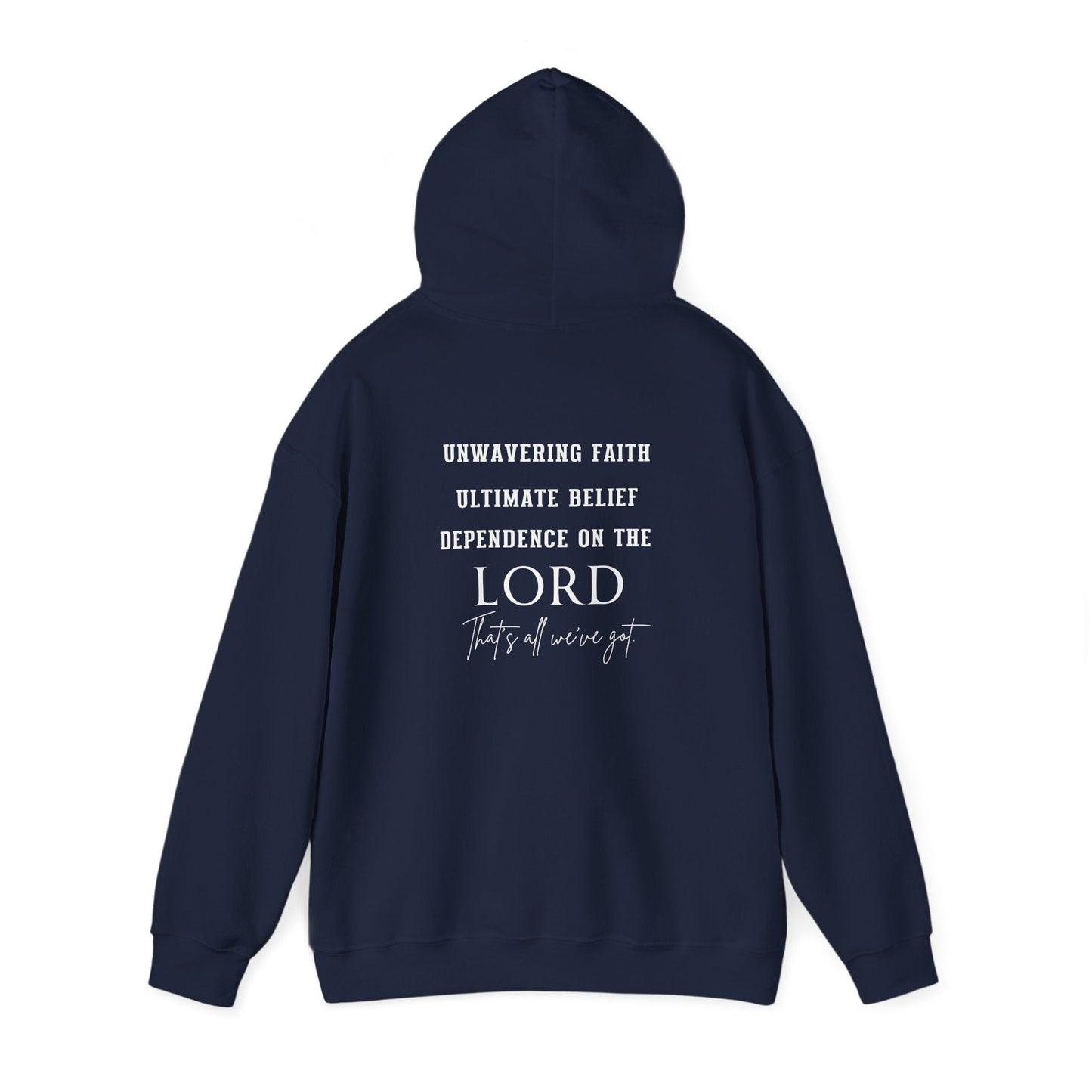 Faith and Trust in The Lord Unisex Heavy Blend™ Hooded Sweatshirt