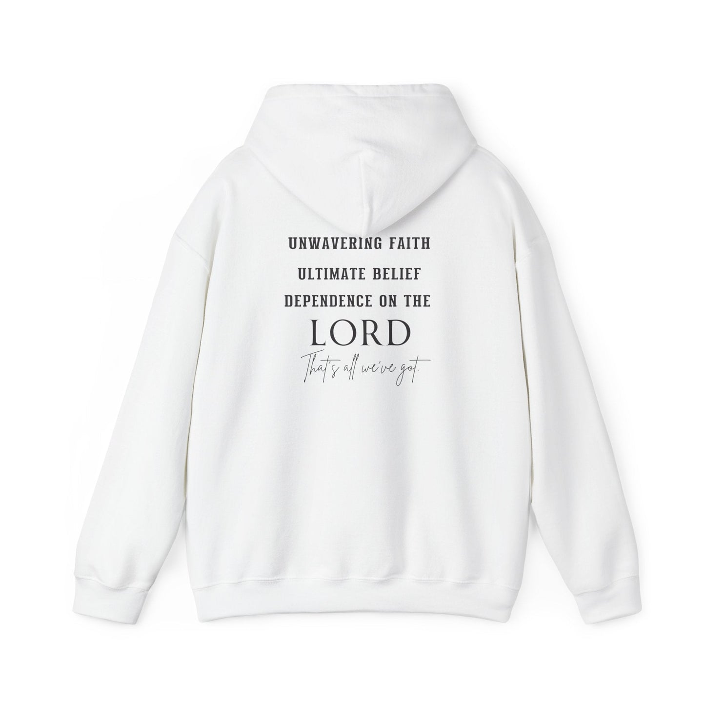 Faith and Trust in The Lord Unisex Heavy Blend™ Hooded Sweatshirt