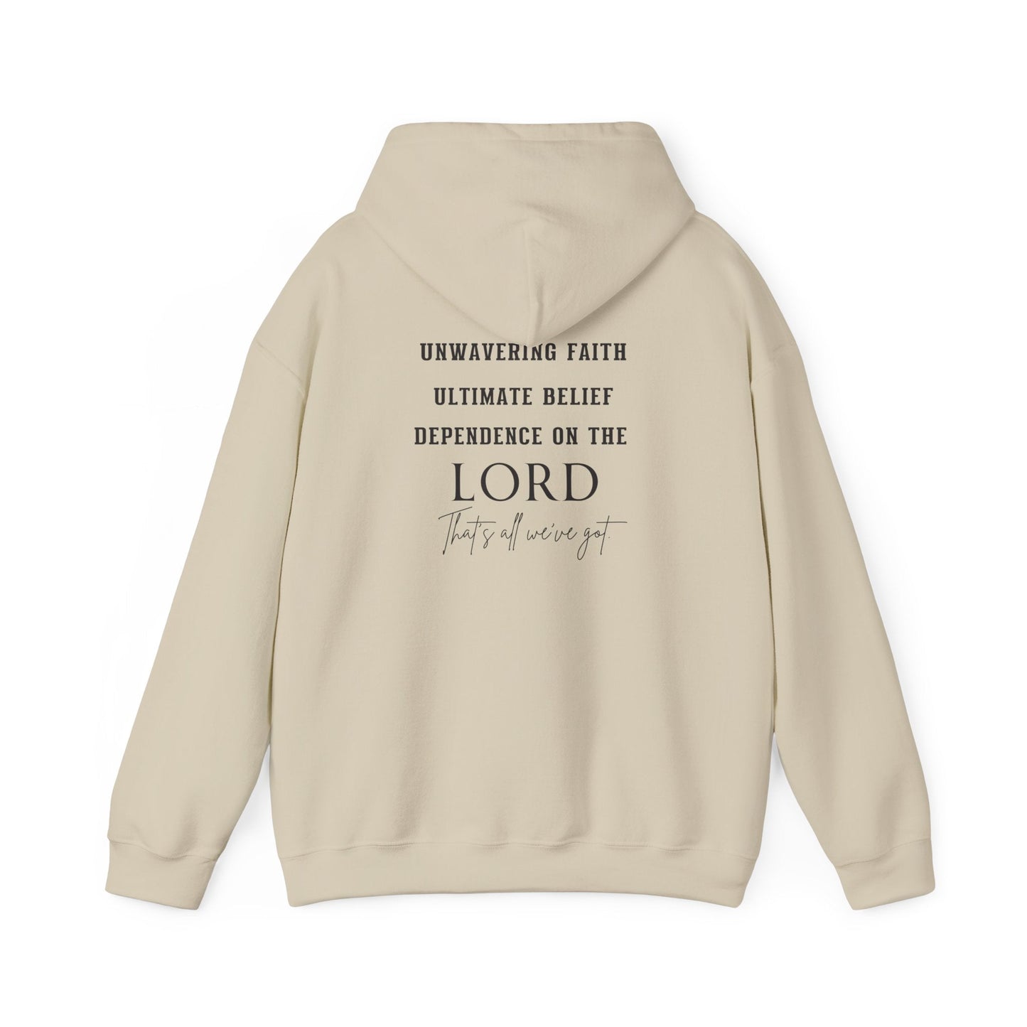 Faith and Trust in The Lord Unisex Heavy Blend™ Hooded Sweatshirt