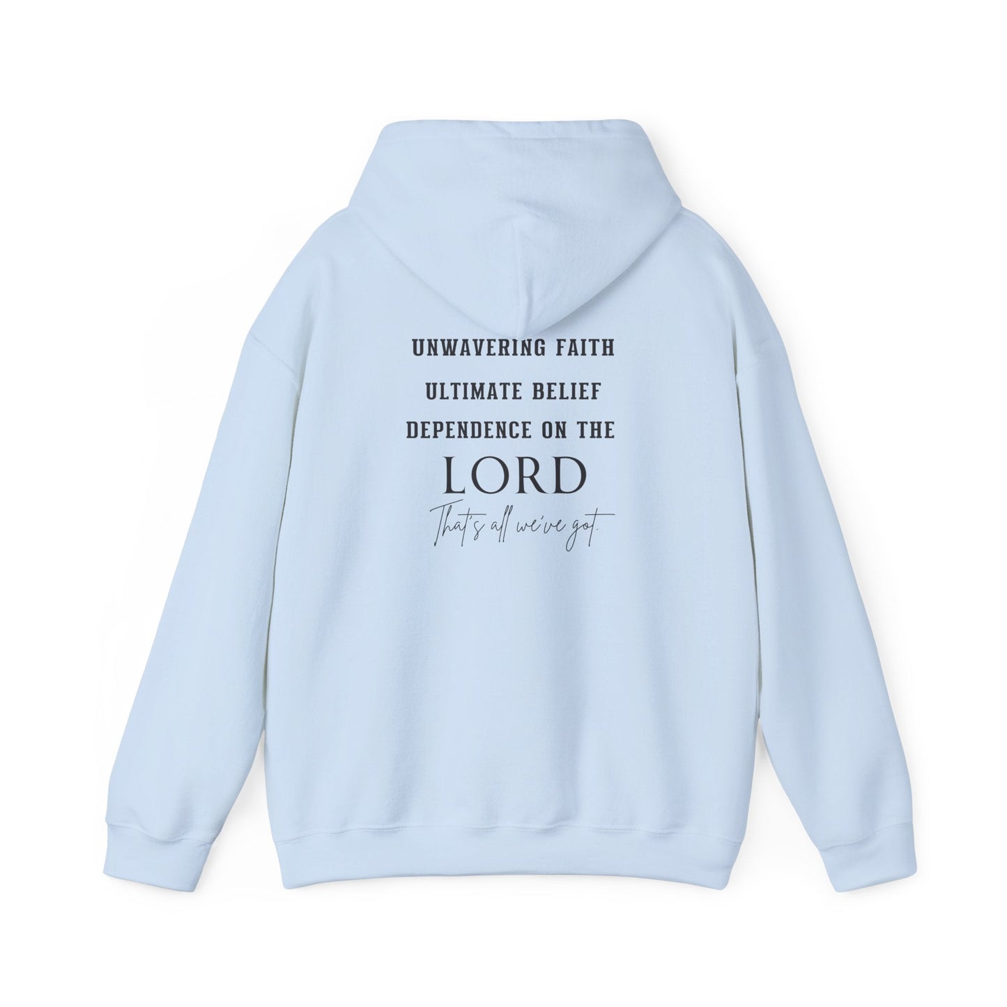 Faith and Trust in The Lord Unisex Heavy Blend™ Hooded Sweatshirt