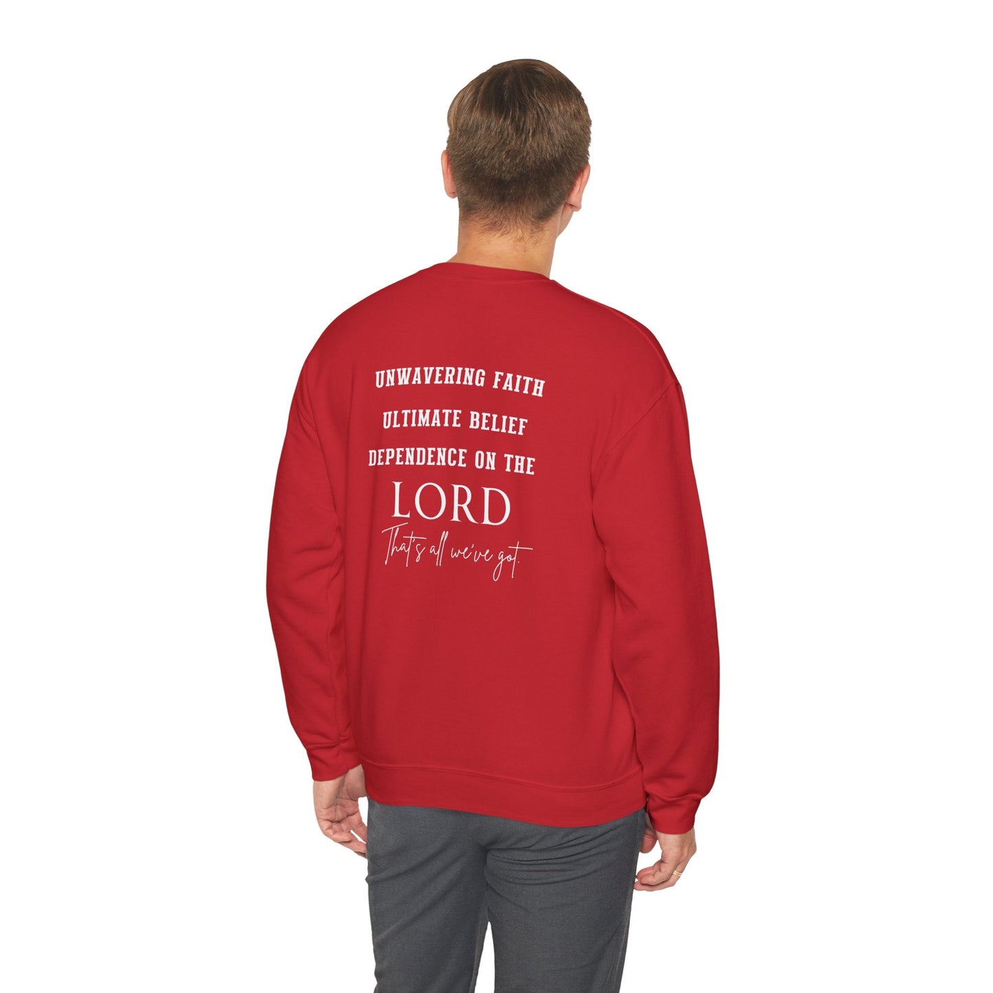 Faith In The Lord Unisex Heavy Blend™ Crewneck Sweatshirt