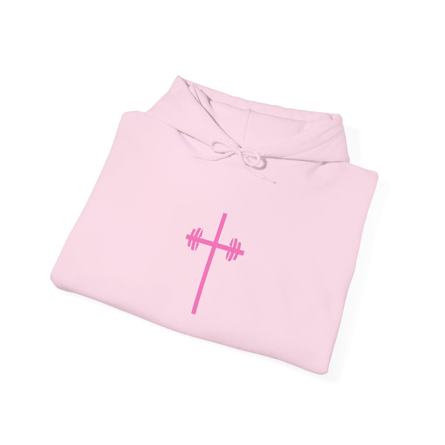 Faith-Inspired Fitness Hoodie - It's Always God Unisex Heavy Blend™ Sweatshirt with Lion & Barbell Design