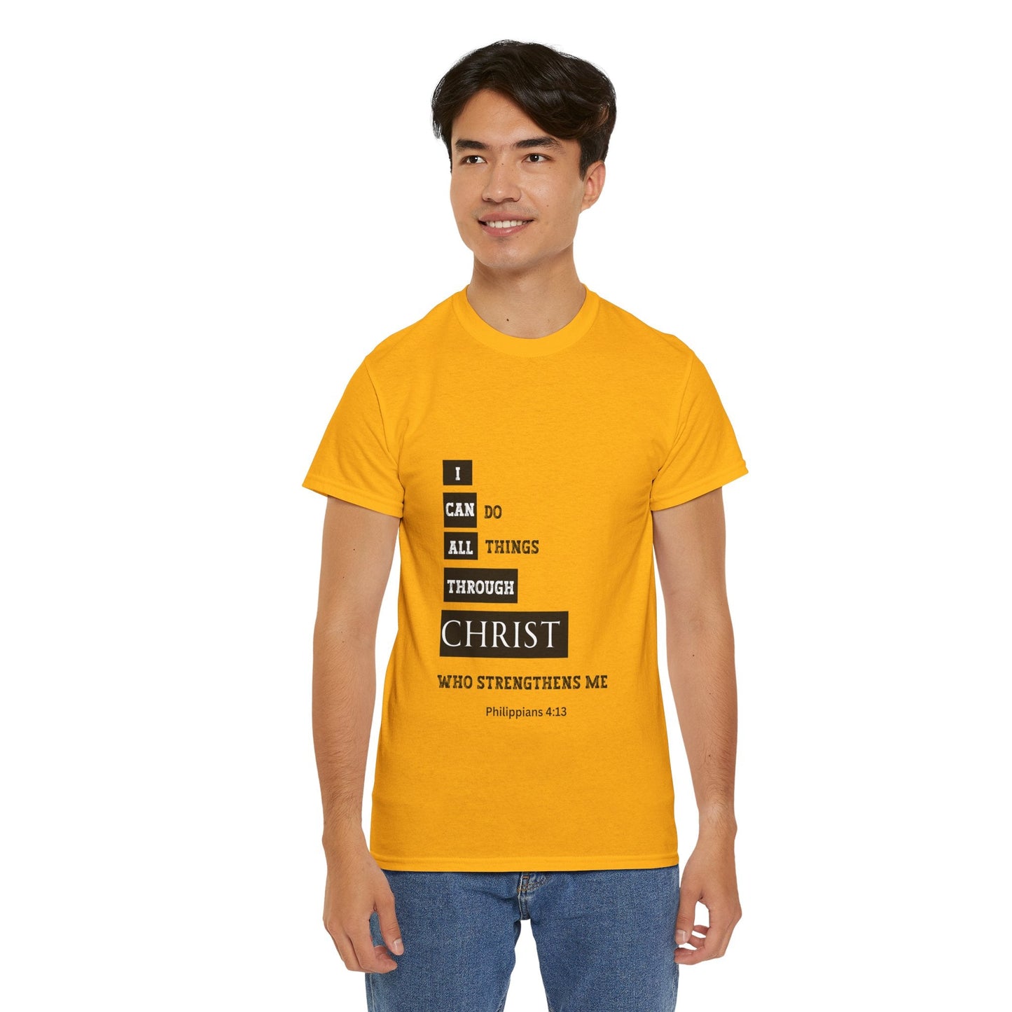 I Can Do All Things Through Christ Unisex Heavy Cotton Tee