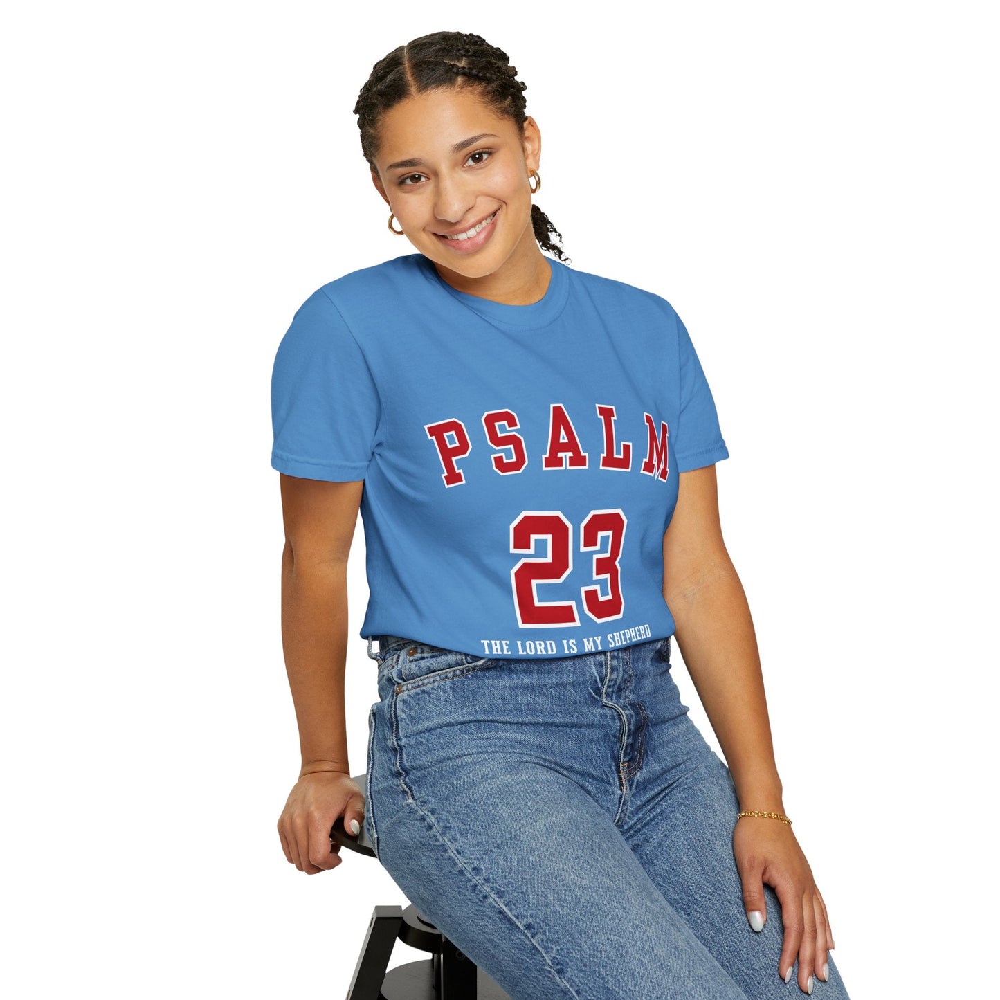 Psalm 23 Unisex Garment-Dyed T-shirt