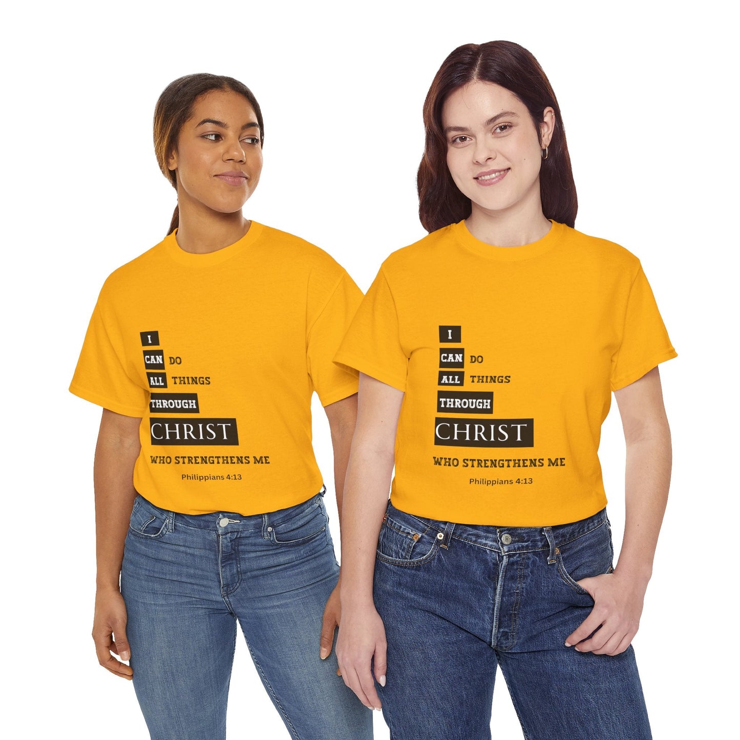 I Can Do All Things Through Christ Unisex Heavy Cotton Tee
