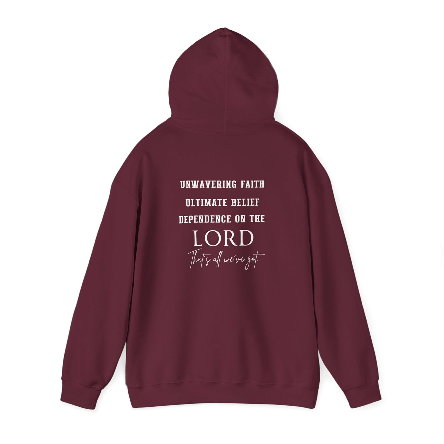 Faith and Trust in The Lord Unisex Heavy Blend™ Hooded Sweatshirt