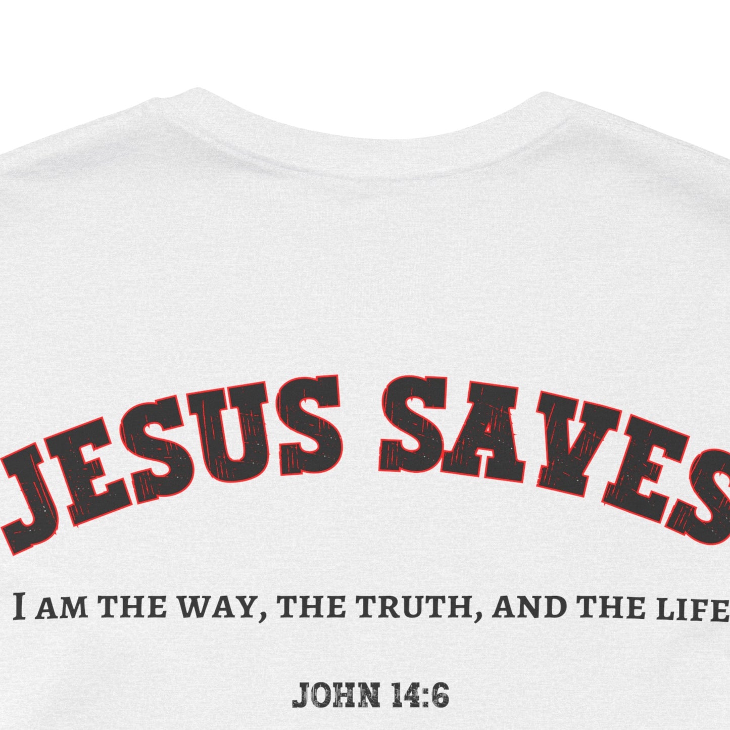 Jesus Saves Unisex Tee | Faith-Based Apparel, Christian T-Shirt, Inspirational Top, Casual Wear, Gift for Believers
