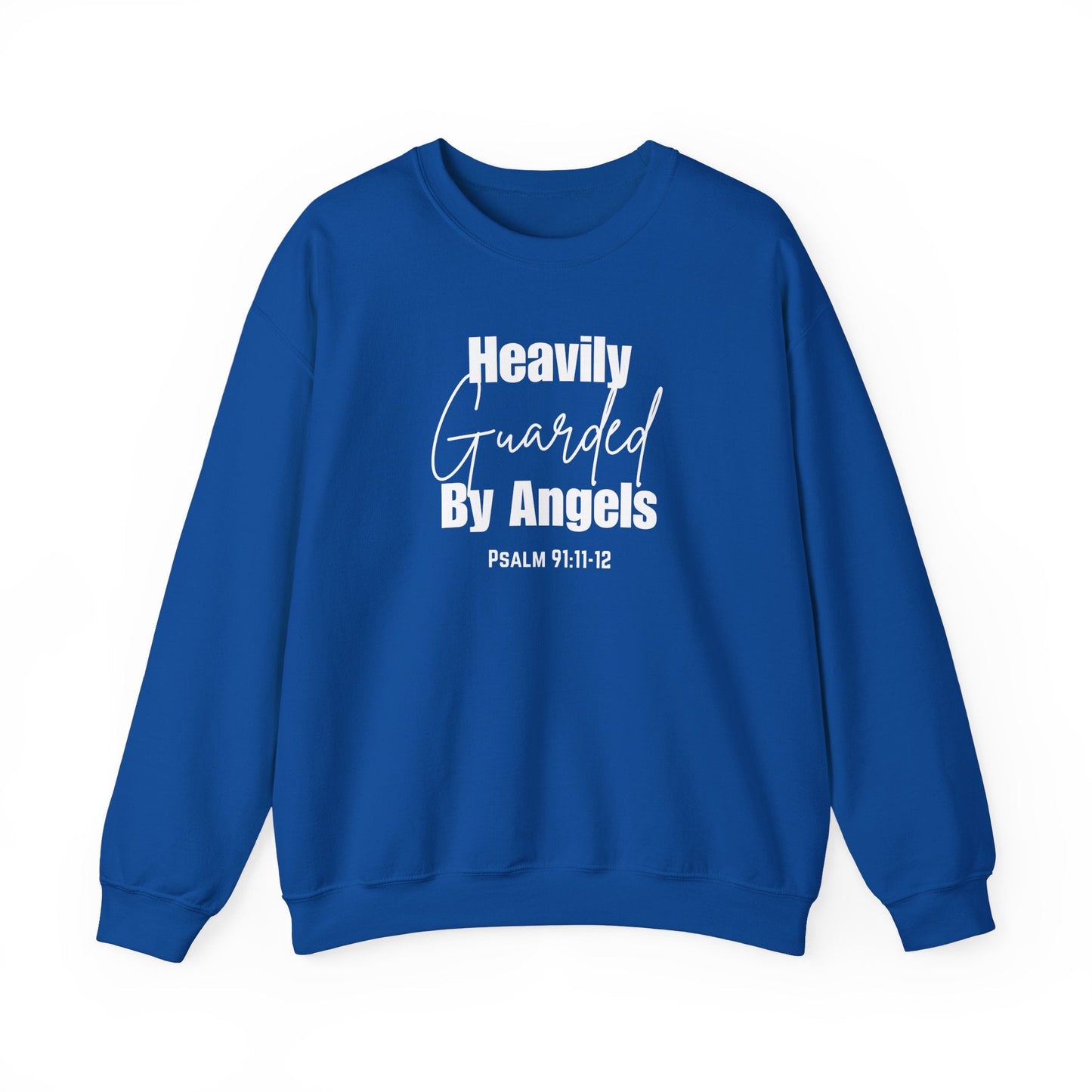 Heavily Guarded By Angels Unisex Heavy Blend™ Crewneck Sweatshirt