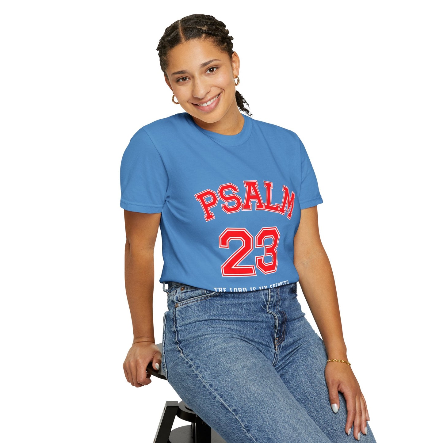 Psalm 23 Unisex Garment-Dyed T-shirt