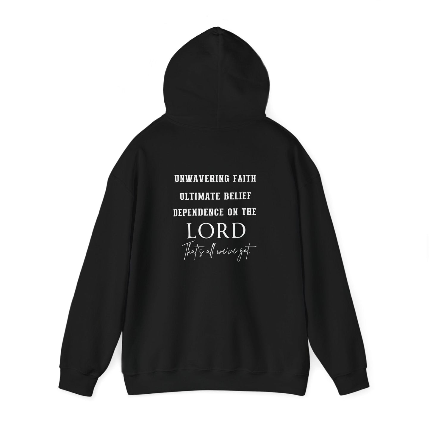 Faith and Trust in The Lord Unisex Heavy Blend™ Hooded Sweatshirt