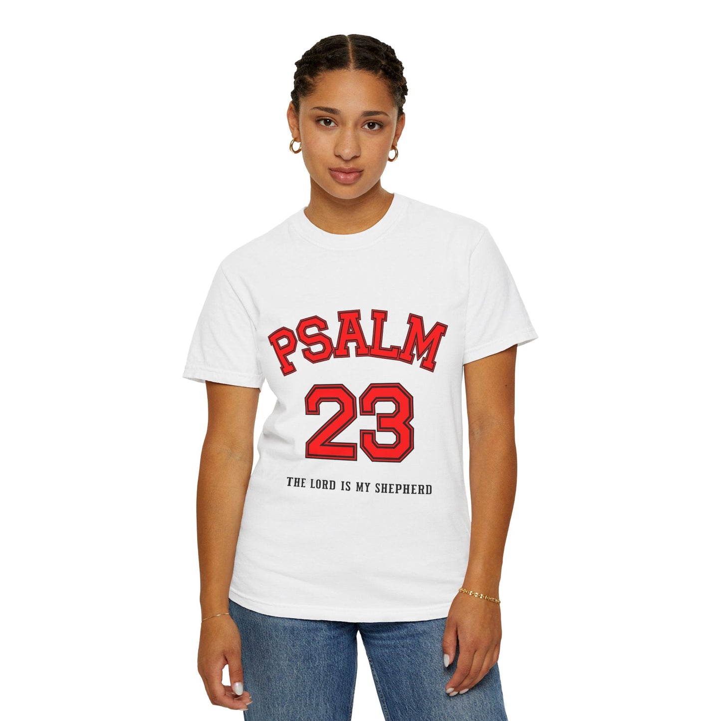 Psalm 23 Unisex Garment-Dyed T-shirt
