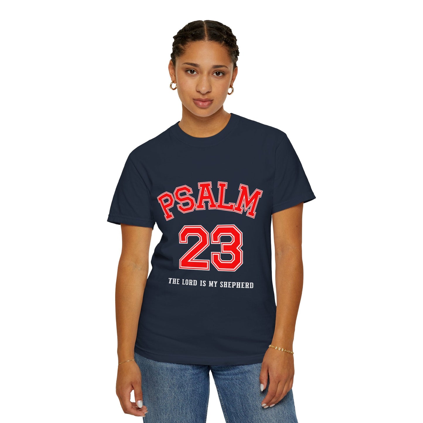 Psalm 23 Unisex Garment-Dyed T-shirt