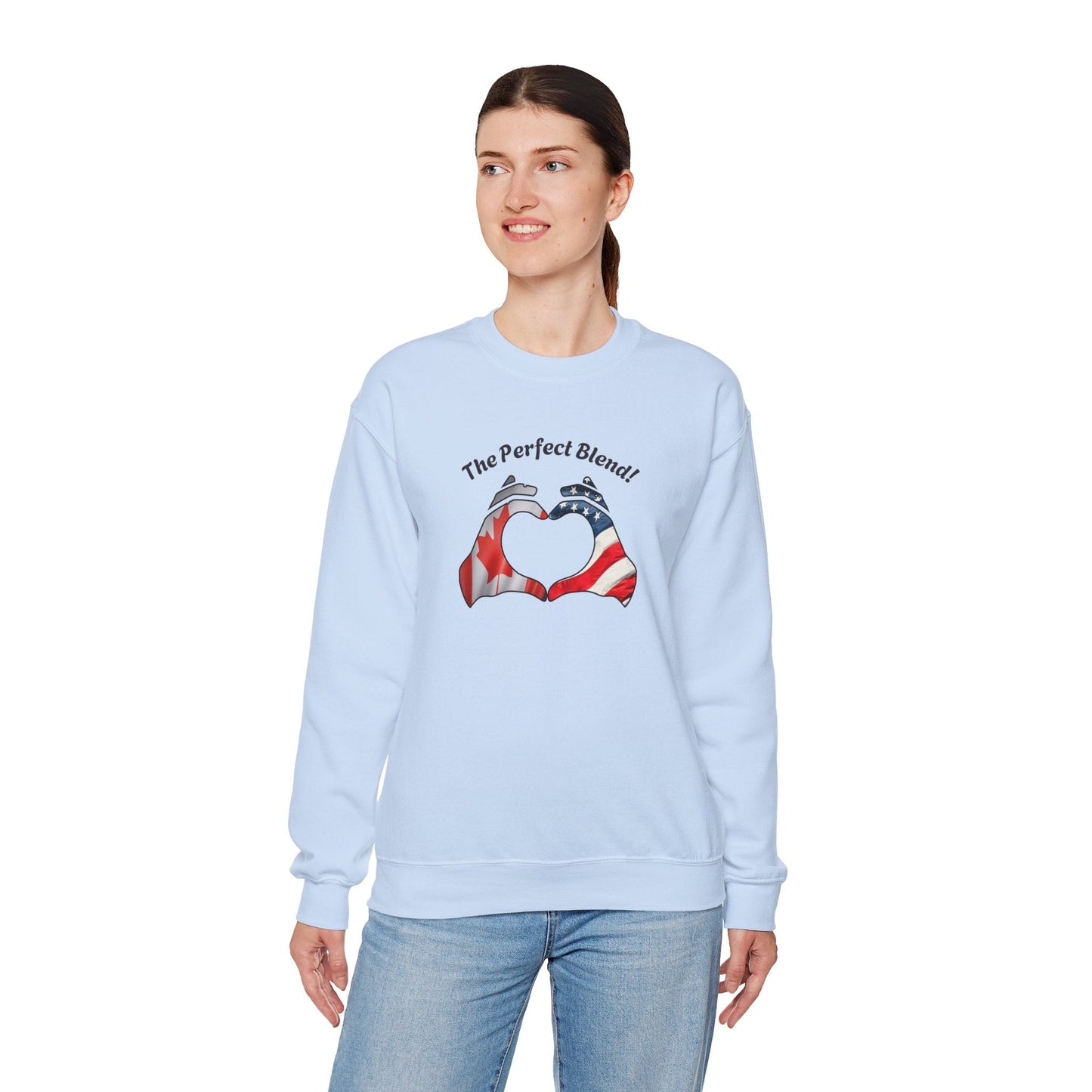 Cutomize Flags Unisex Heavy Blend™ Crewneck Sweatshirt For couples