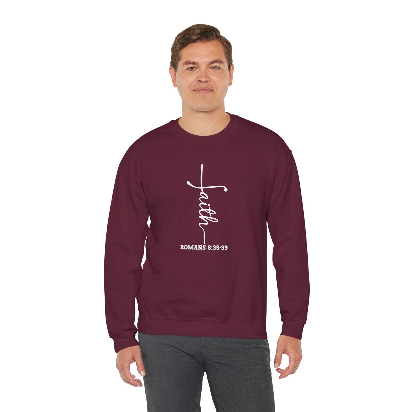 Faith In The Lord Unisex Heavy Blend™ Crewneck Sweatshirt