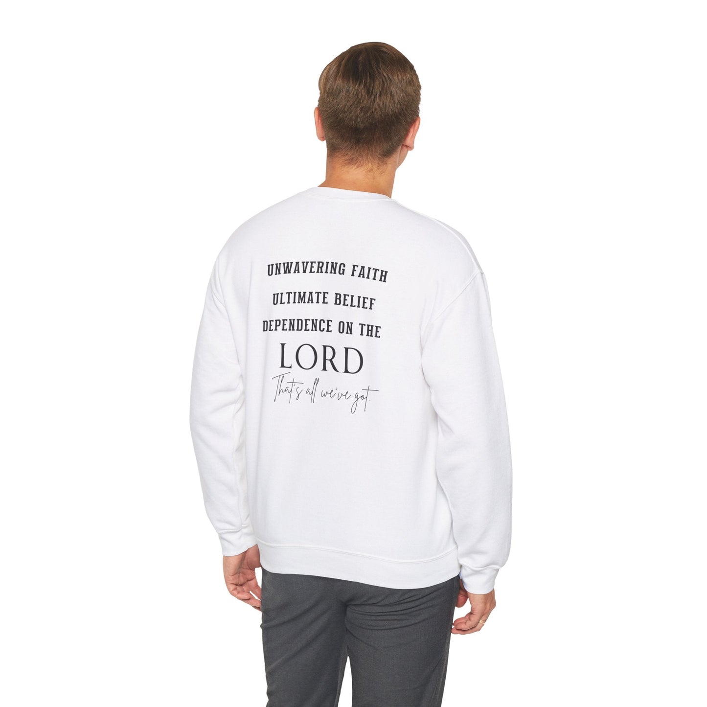 Faith In The Lord Unisex Heavy Blend™ Crewneck Sweatshirt