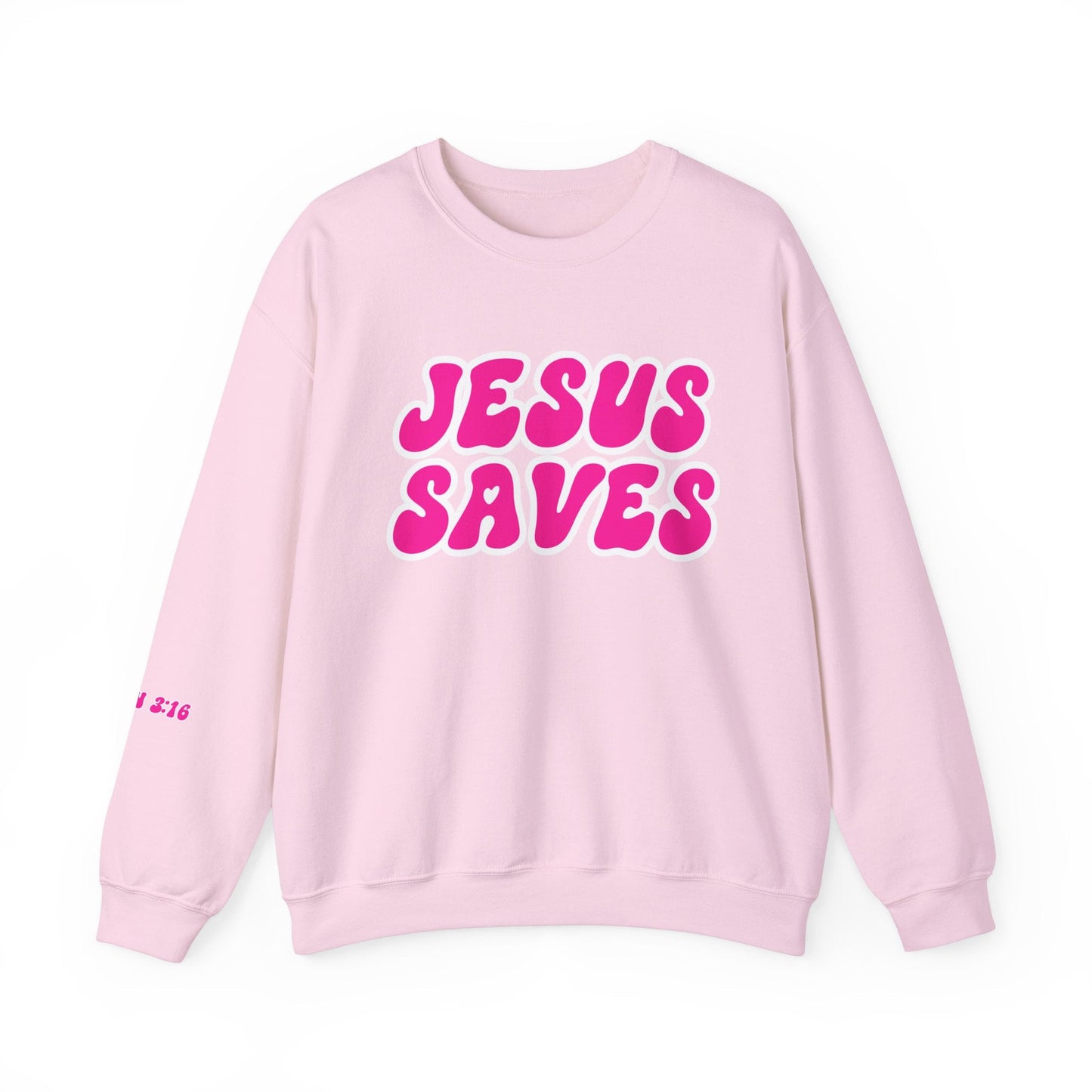 Jesus Saves Unisex Heavy Blend™ Crewneck Sweatshirt