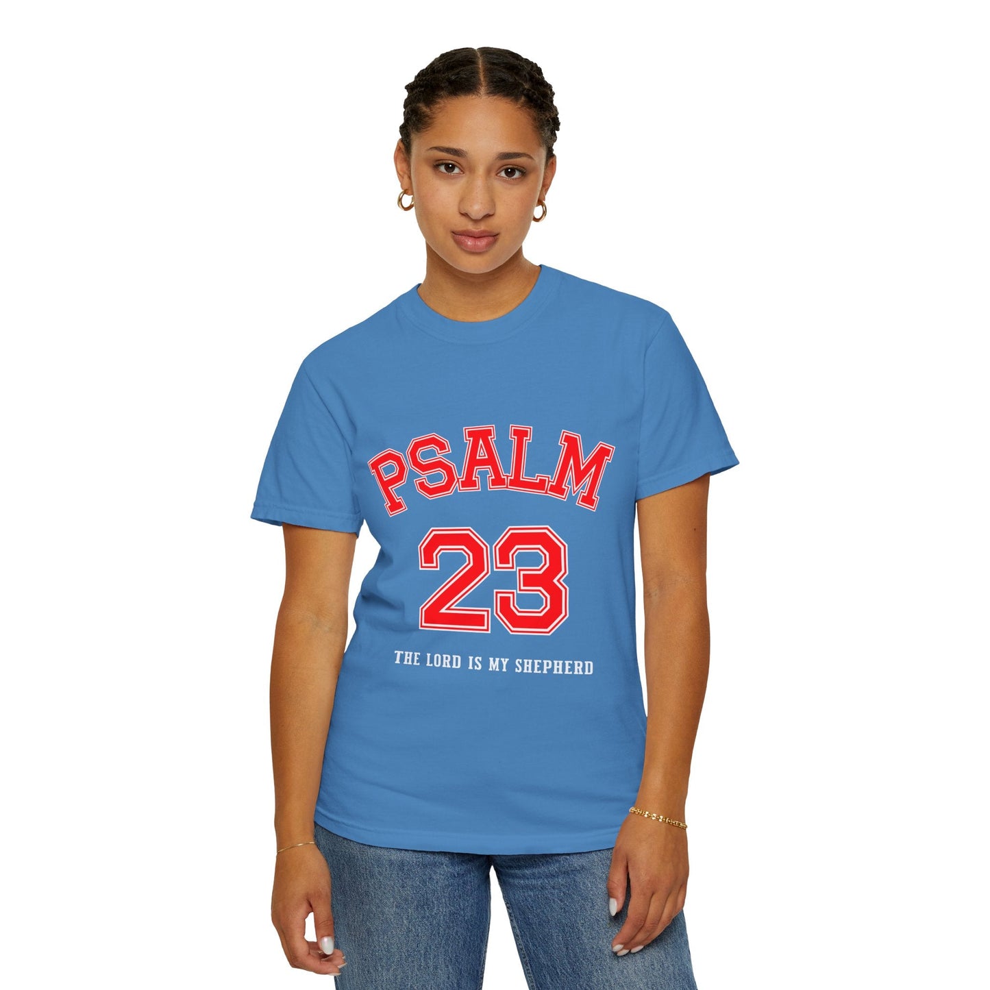Psalm 23 Unisex Garment-Dyed T-shirt