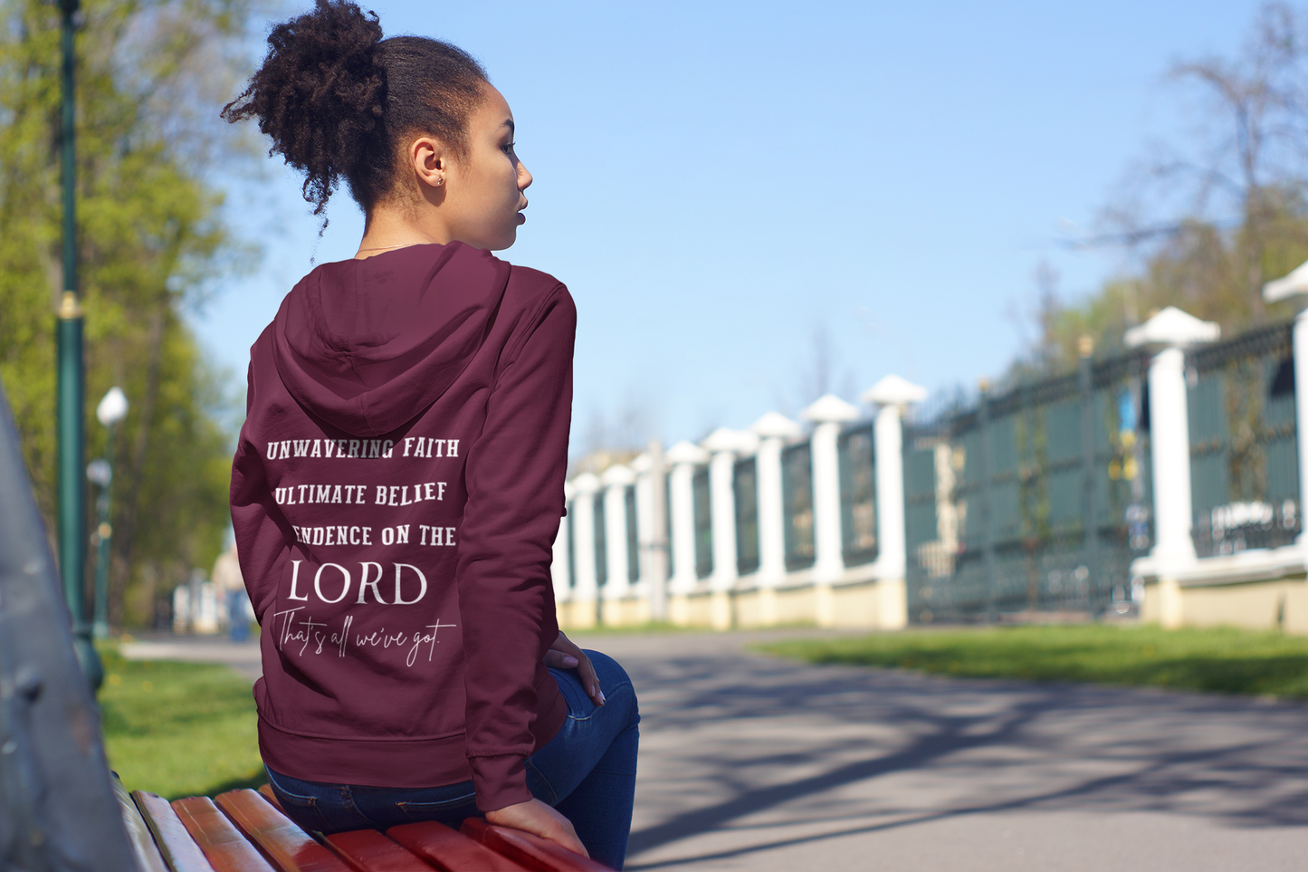 Faith and Trust in The Lord Unisex Heavy Blend™ Hooded Sweatshirt