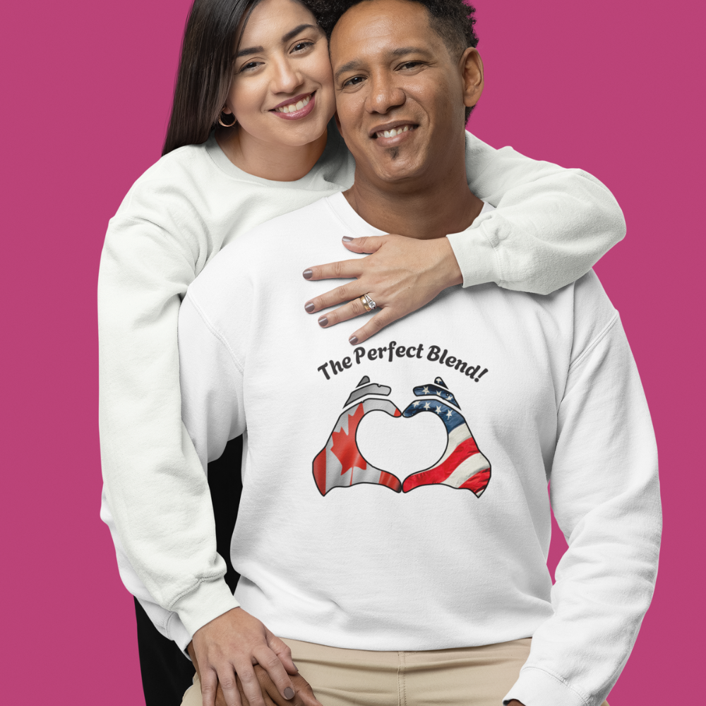 Cutomize Flags Unisex Heavy Blend™ Crewneck Sweatshirt For couples