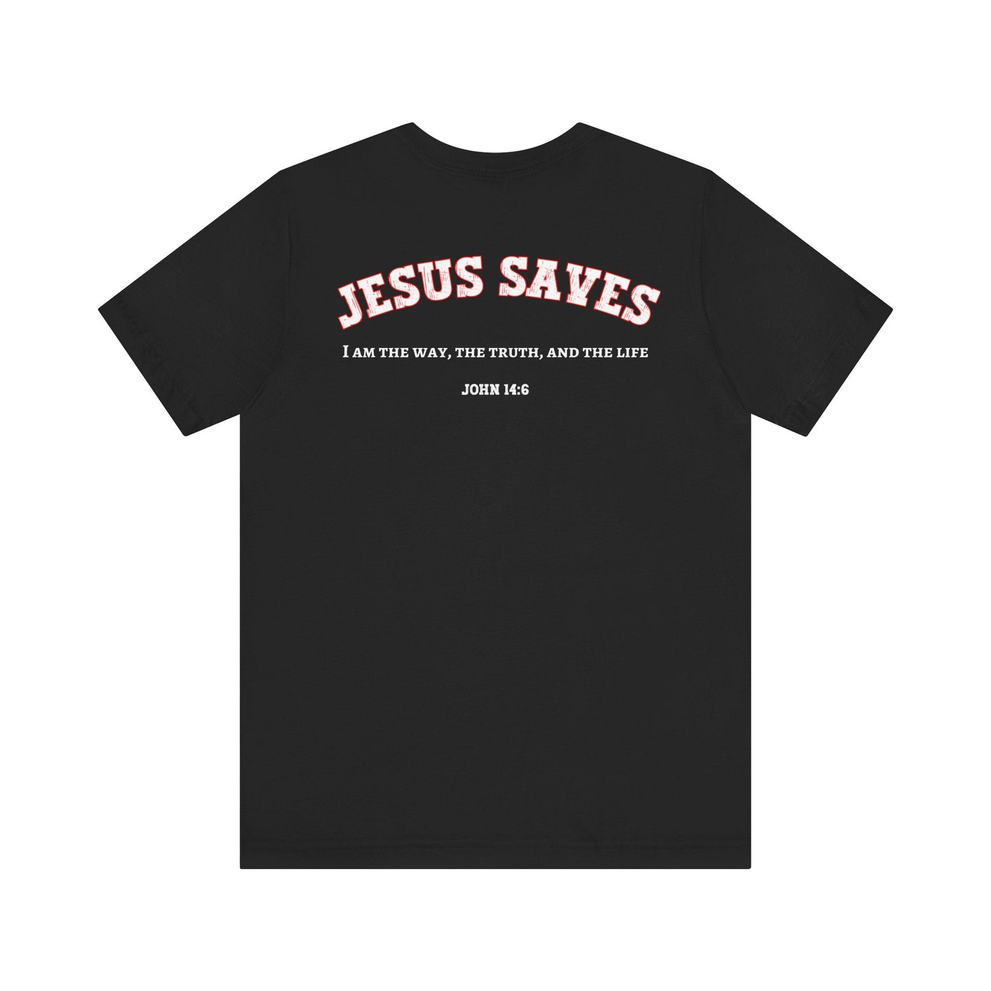 Jesus Saves Unisex Tee | Faith-Based Apparel, Christian T-Shirt, Inspirational Top, Casual Wear, Gift for Believers