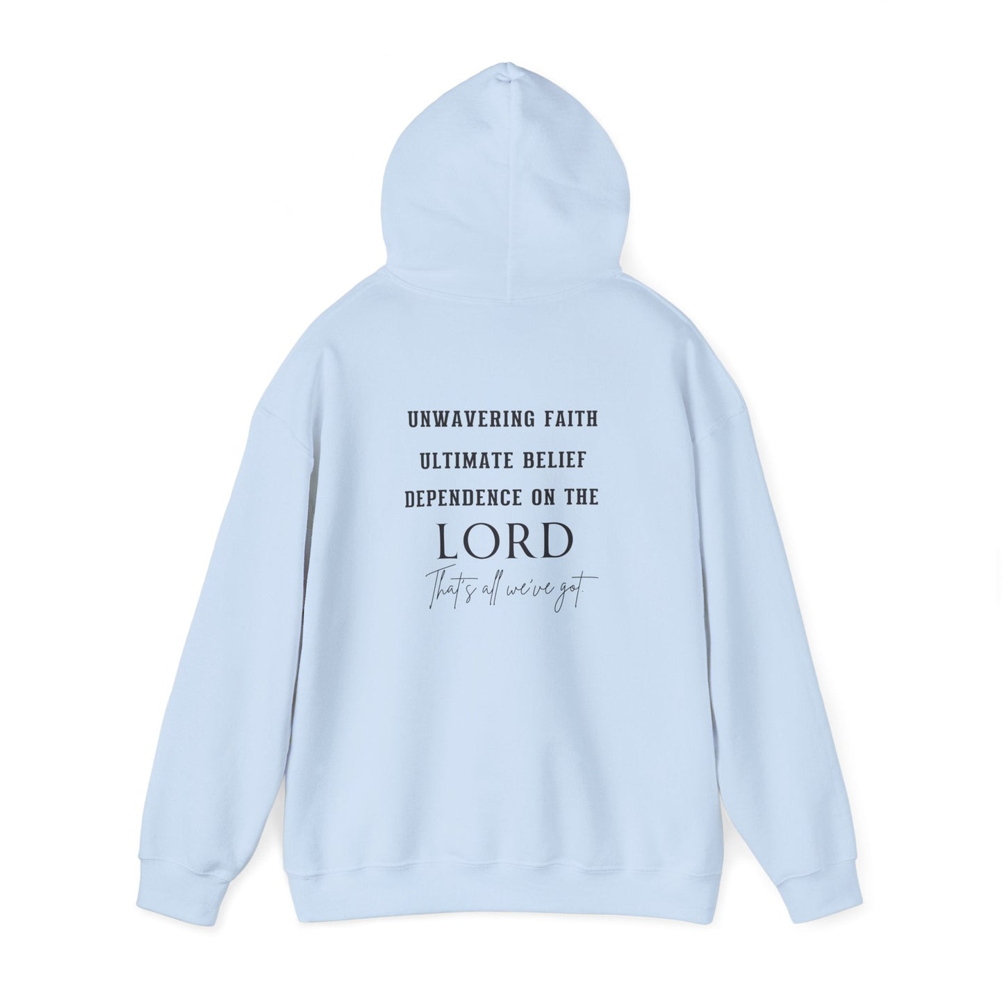 Faith and Trust in The Lord Unisex Heavy Blend™ Hooded Sweatshirt