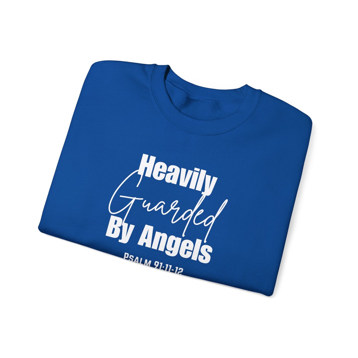 Heavily Guarded By Angels Unisex Heavy Blend™ Crewneck Sweatshirt