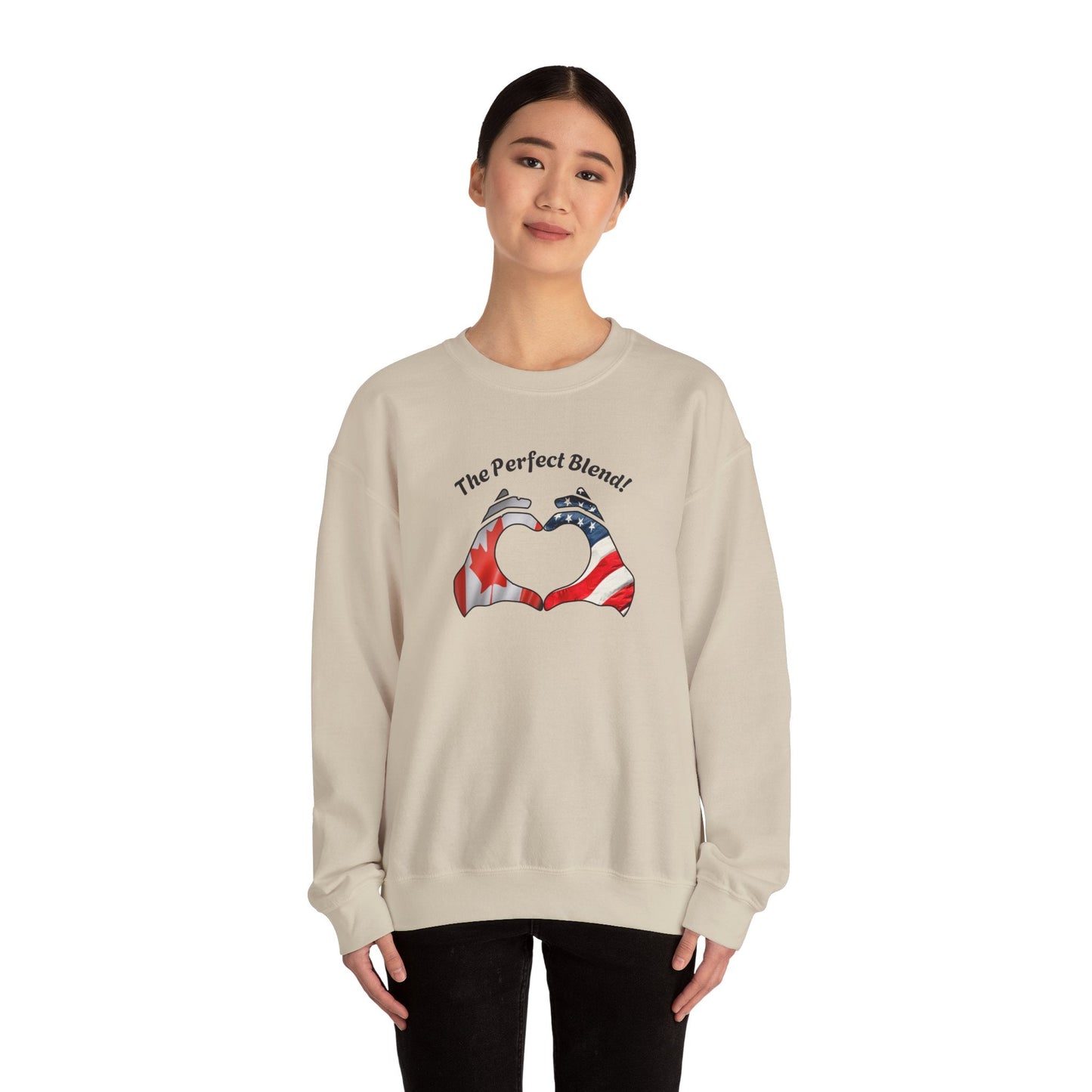 Cutomize Flags Unisex Heavy Blend™ Crewneck Sweatshirt For couples