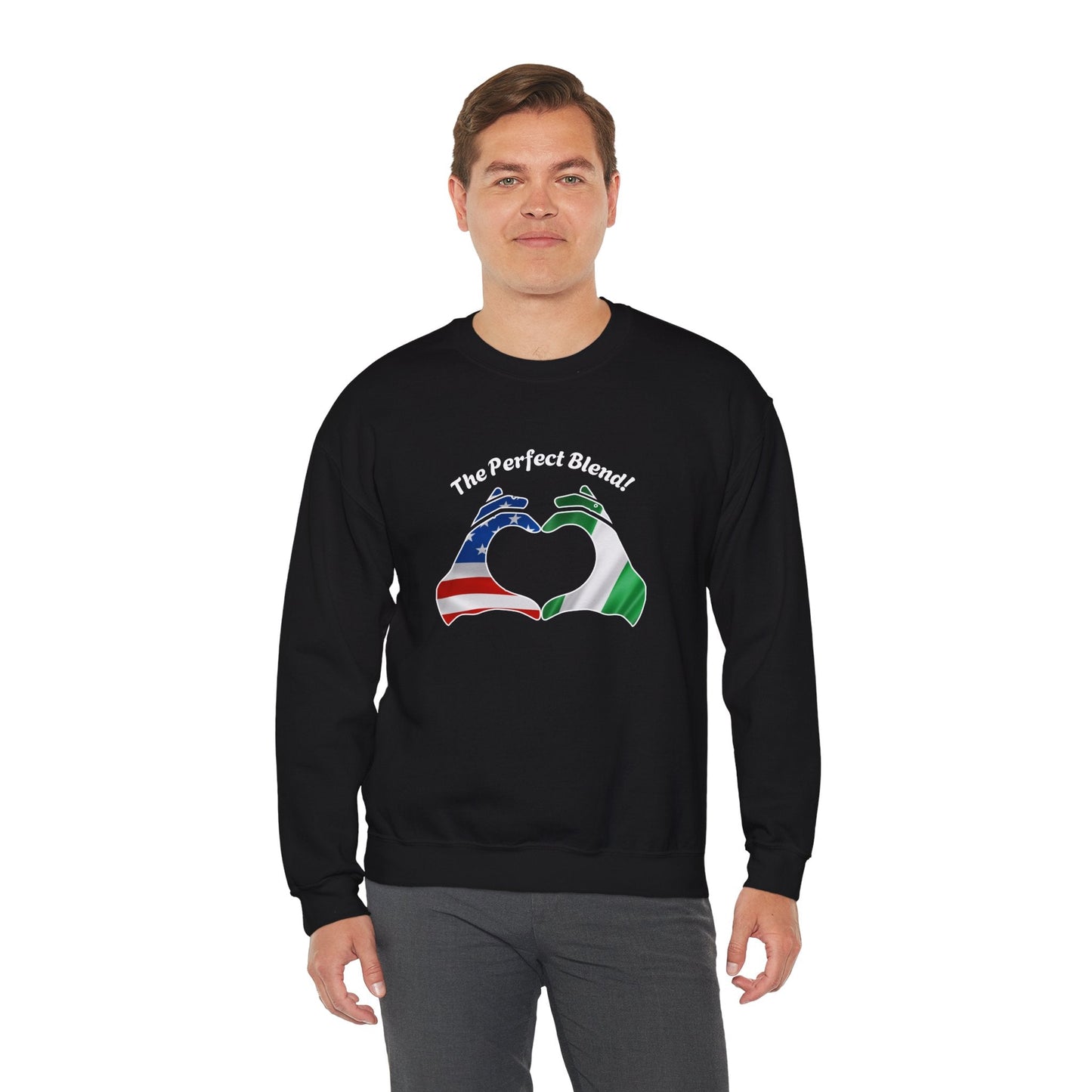 Cutomize Flags Unisex Heavy Blend™ Crewneck Sweatshirt For couples