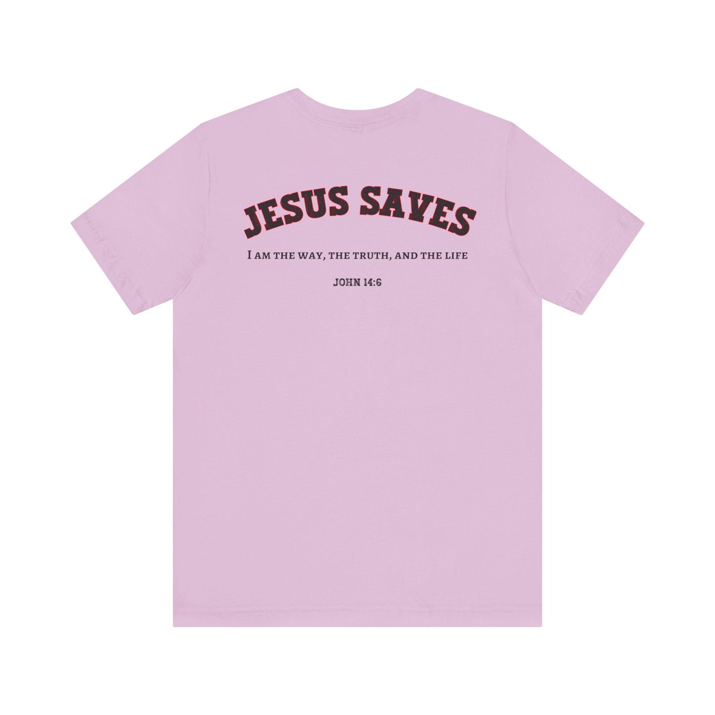 Jesus Saves Unisex Tee | Faith-Based Apparel, Christian T-Shirt, Inspirational Top, Casual Wear, Gift for Believers