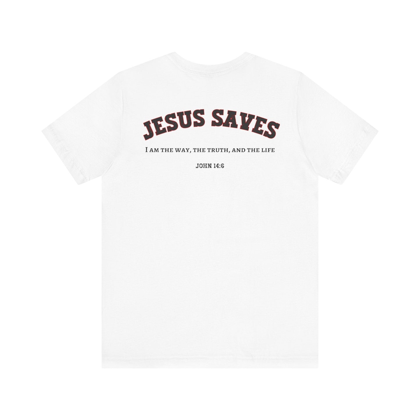 Jesus Saves Unisex Tee | Faith-Based Apparel, Christian T-Shirt, Inspirational Top, Casual Wear, Gift for Believers