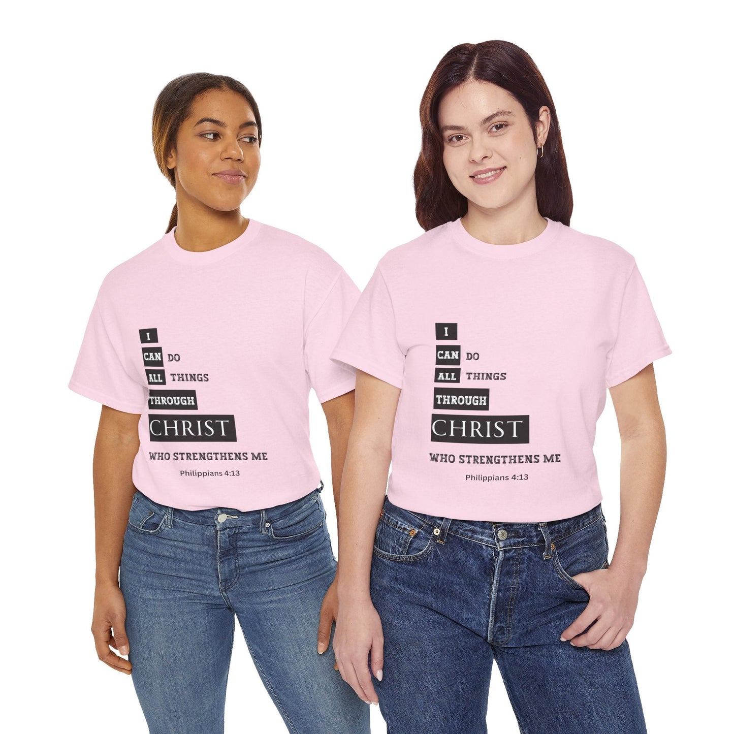I Can Do All Things Through Christ Unisex Heavy Cotton Tee
