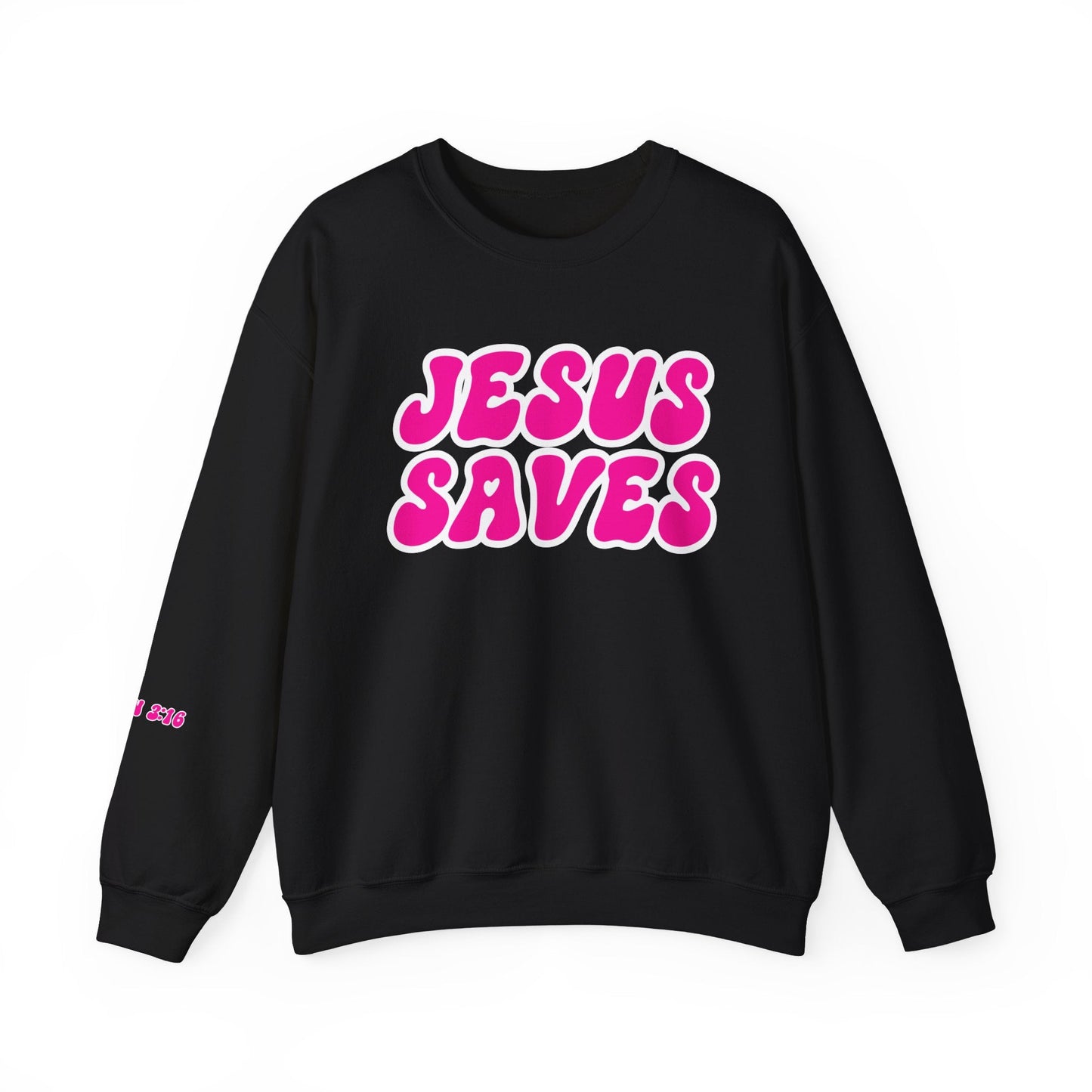 Jesus Saves Unisex Heavy Blend™ Crewneck Sweatshirt