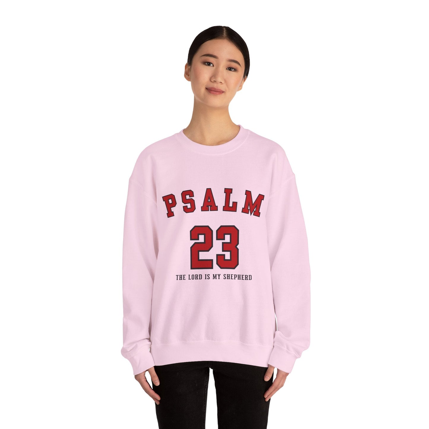 Psalm 23 The Lord Is My Shepherd Unisex Heavy Blend™ Crewneck Sweatshirt