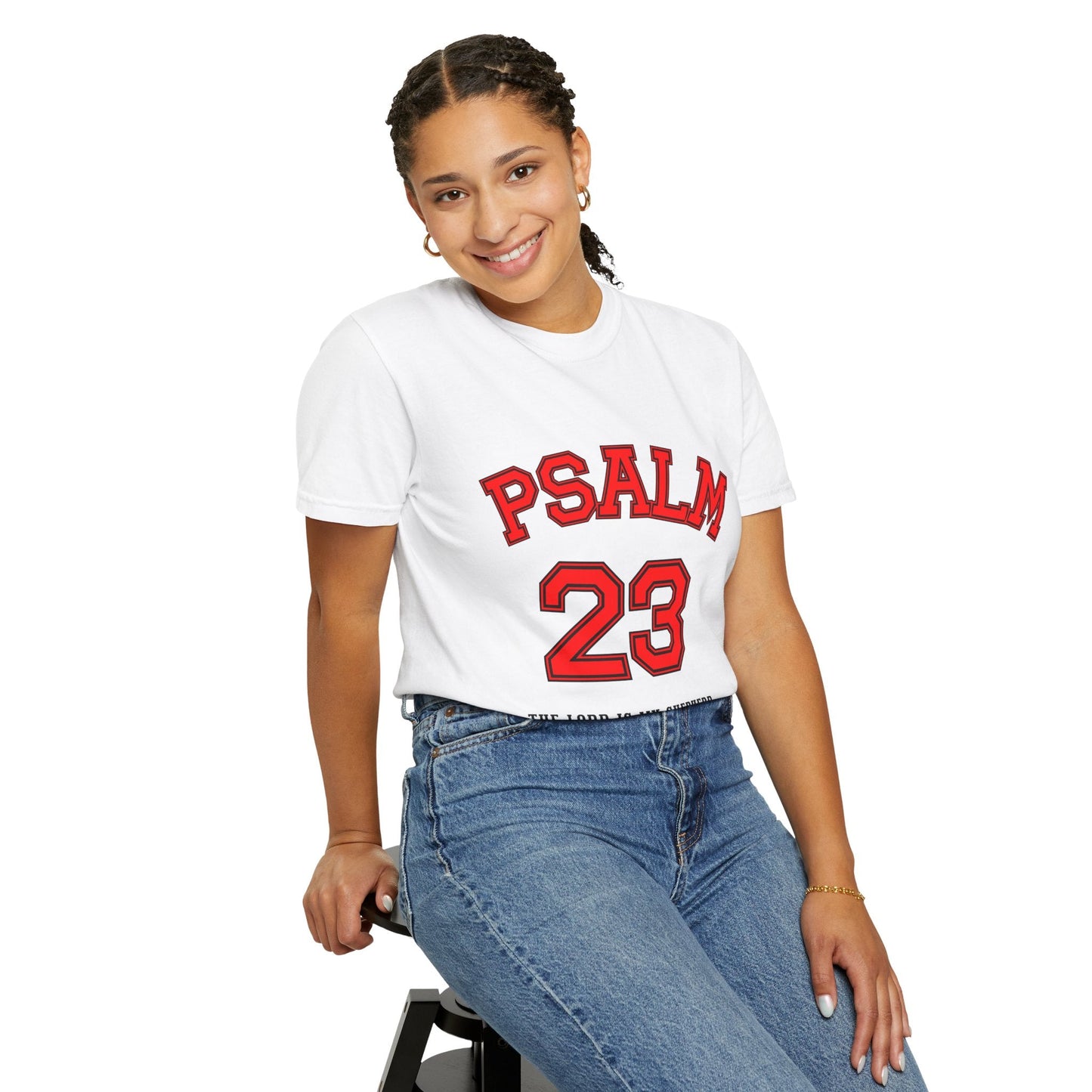 Psalm 23 Unisex Garment-Dyed T-shirt