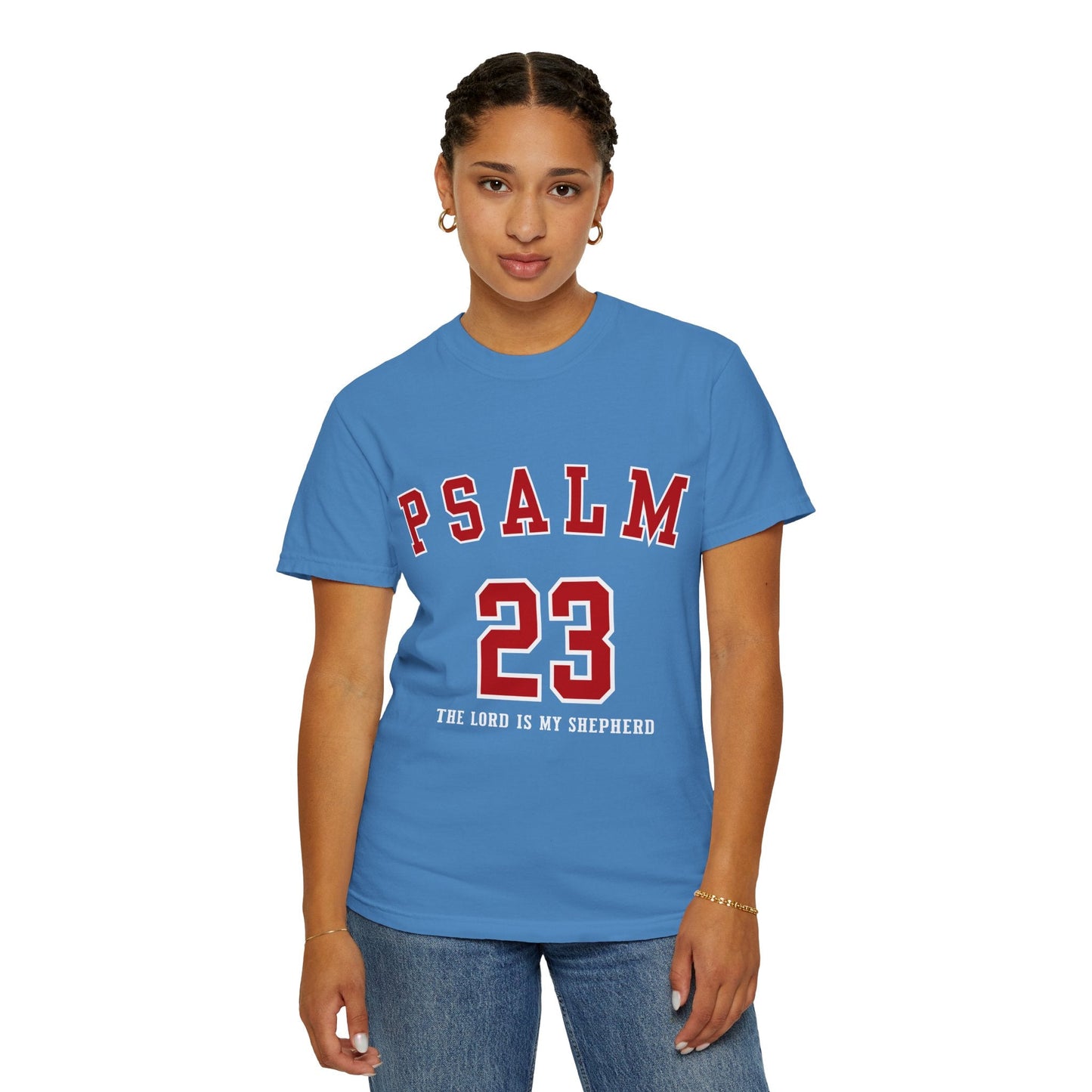Psalm 23 Unisex Garment-Dyed T-shirt