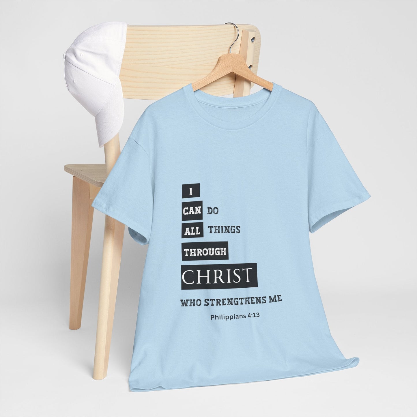 I Can Do All Things Through Christ Unisex Heavy Cotton Tee