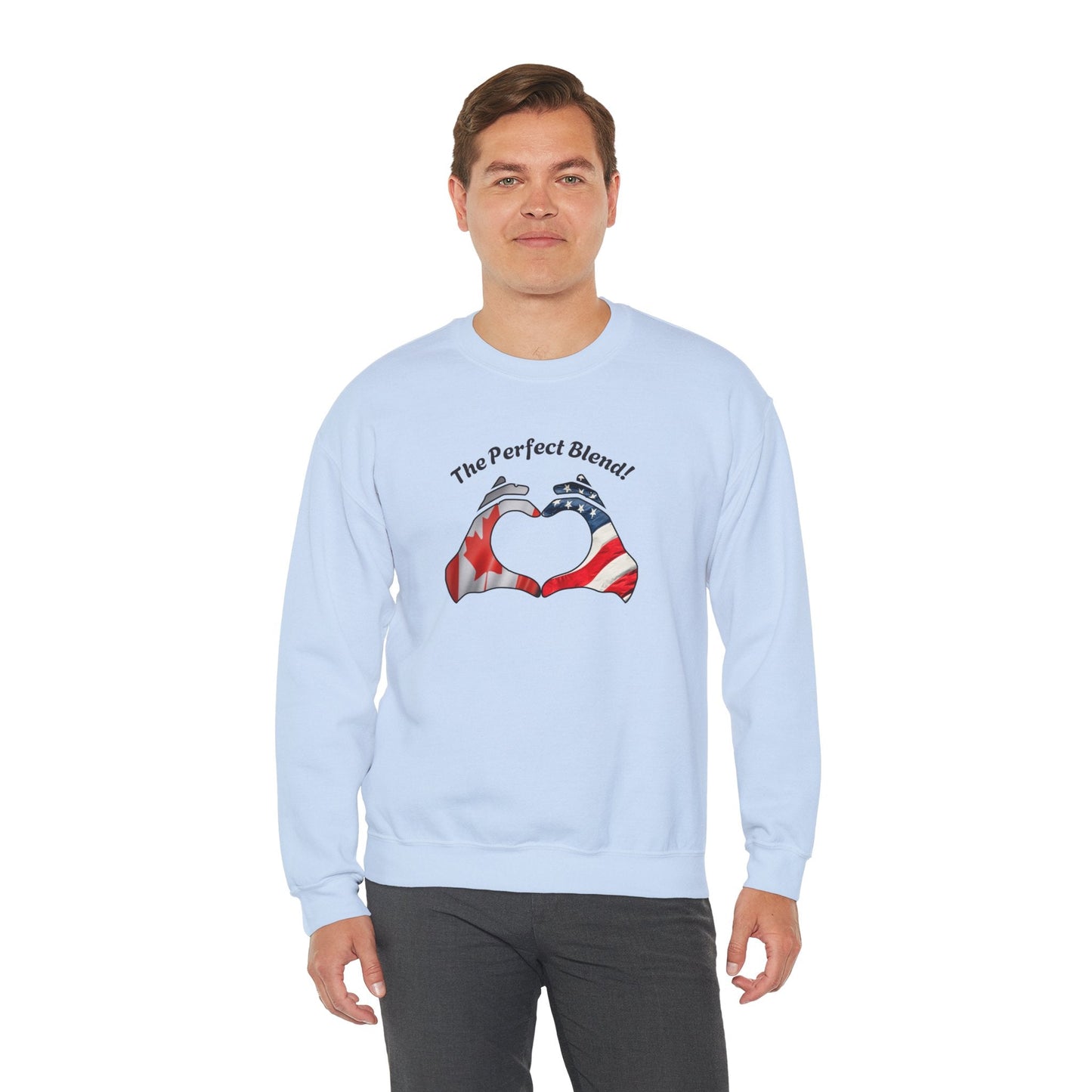 Cutomize Flags Unisex Heavy Blend™ Crewneck Sweatshirt For couples