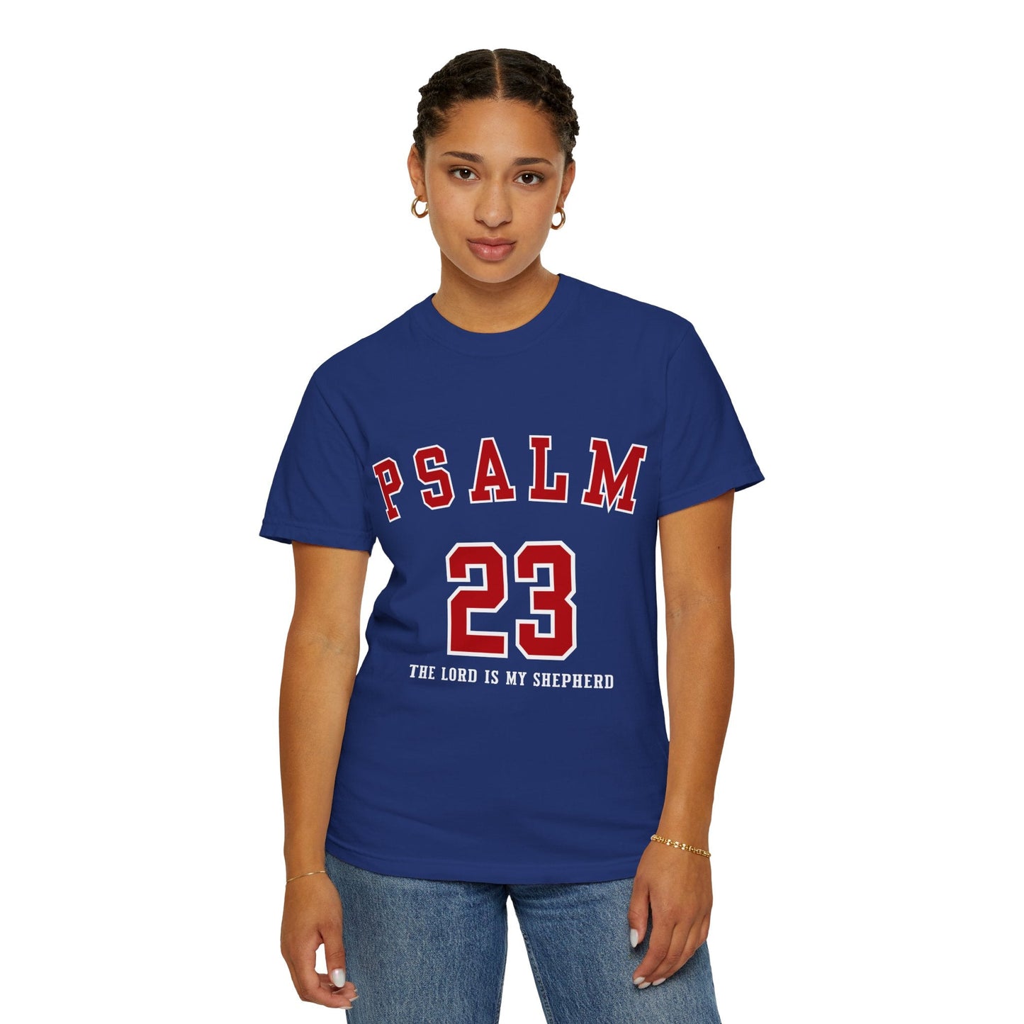 Psalm 23 Unisex Garment-Dyed T-shirt