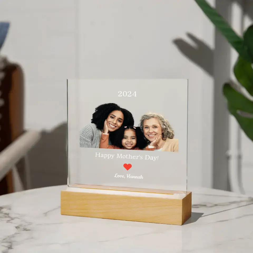 Photo Upload Mother's Day Acrylic Plaque