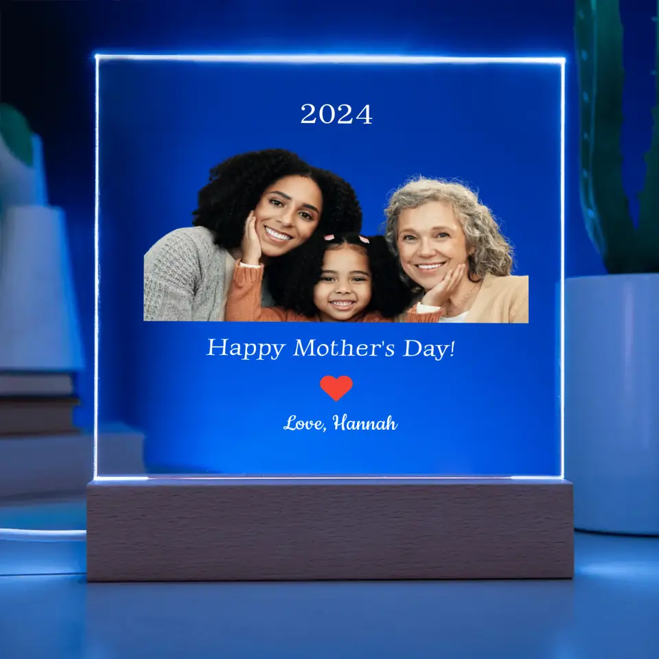 Photo Upload Mother's Day Acrylic Plaque