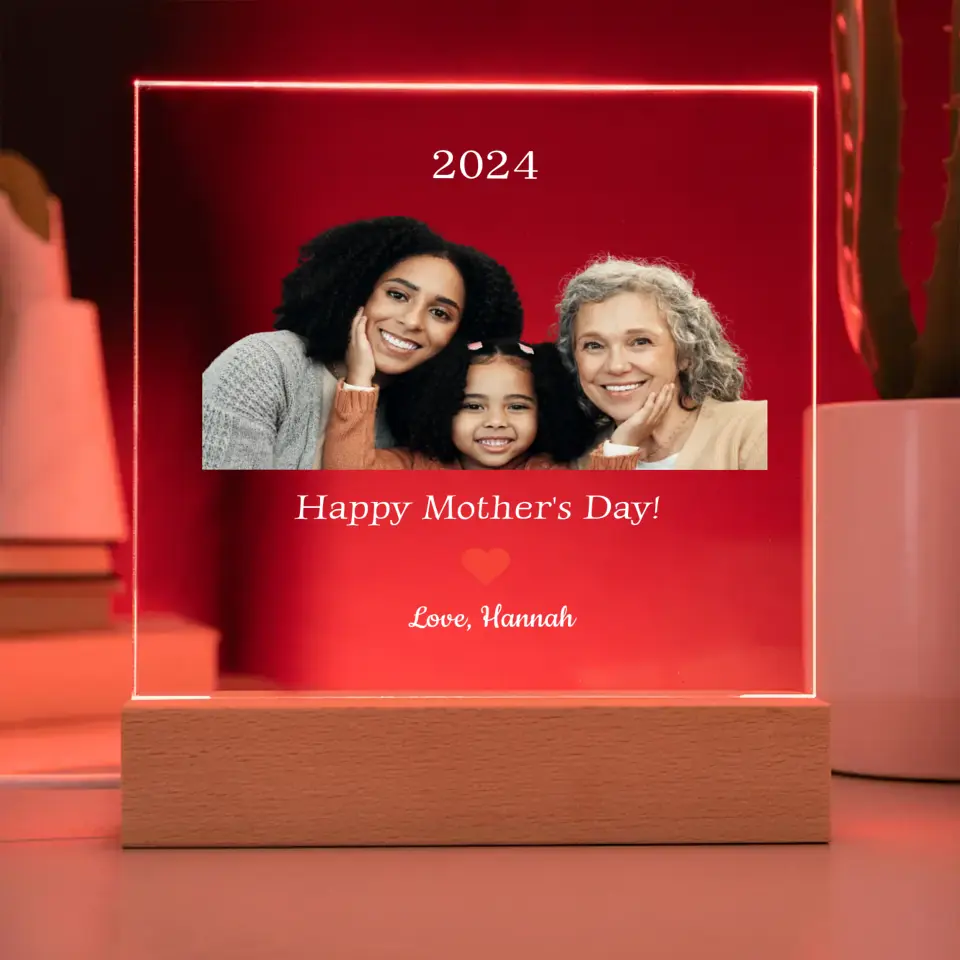 Photo Upload Mother's Day Acrylic Plaque