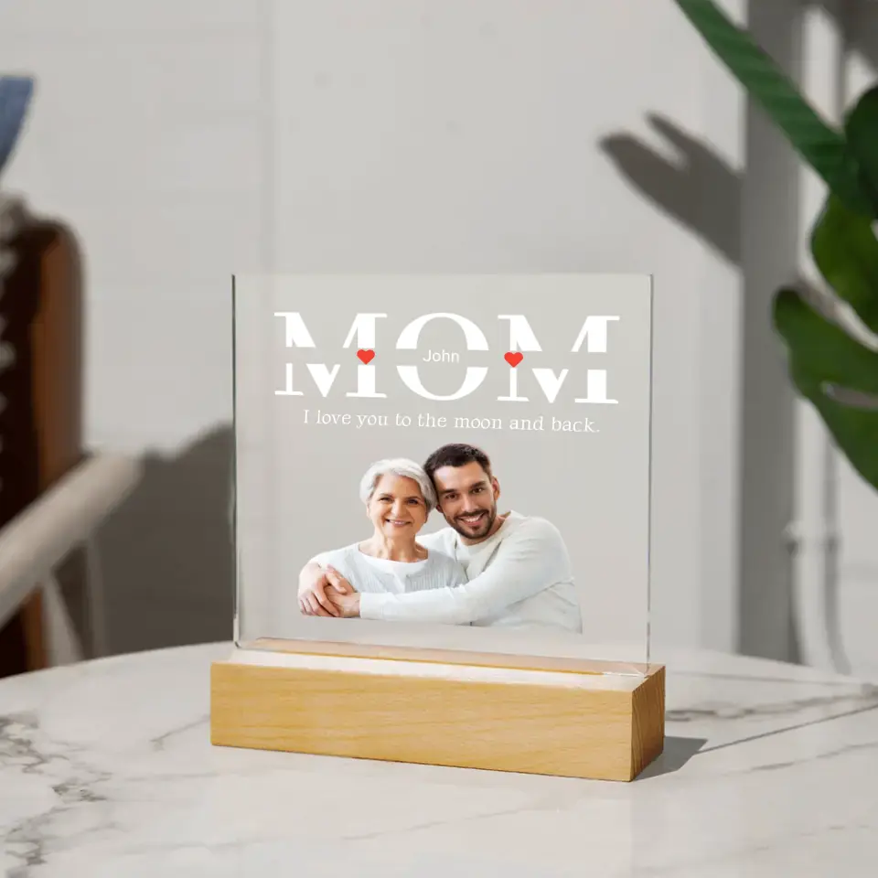 Personalized Mom Acrylique Plaque