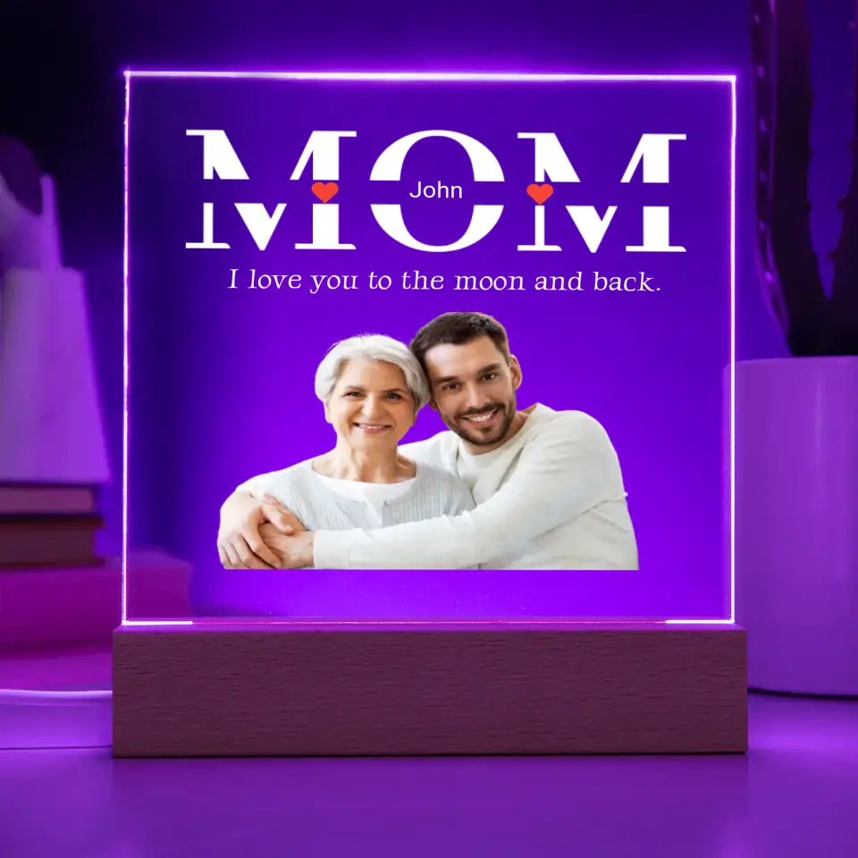Personalized Mom Acrylique Plaque